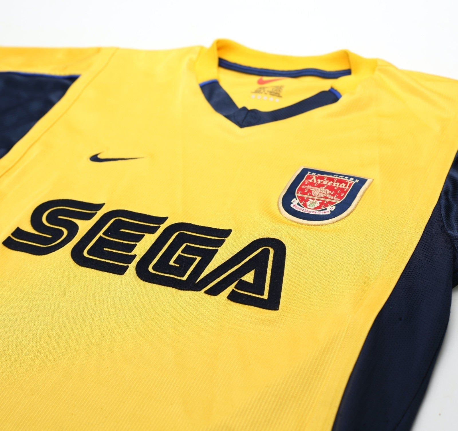 1999/00 HENRY #14 Arsenal Vintage Nike SEGA Away Football Shirt (S)