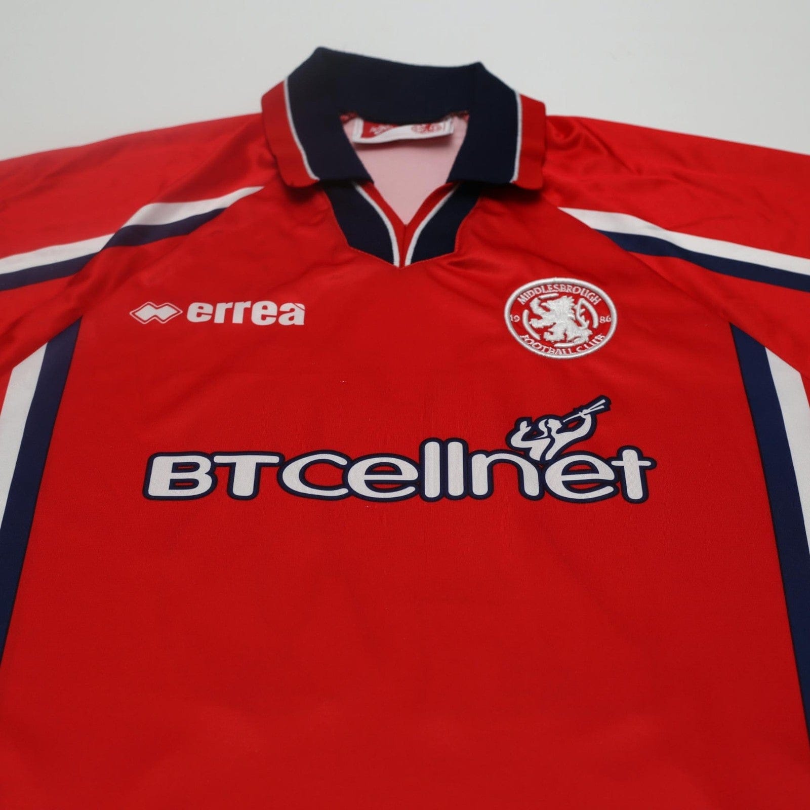 1999/00 Juninho #23 Middlesbrough Vintage Errea Home Football Shirt (M)