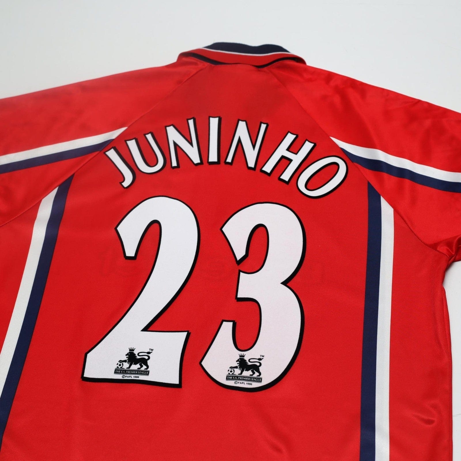 1999/00 Juninho #23 Middlesbrough Vintage Errea Home Football Shirt (M)