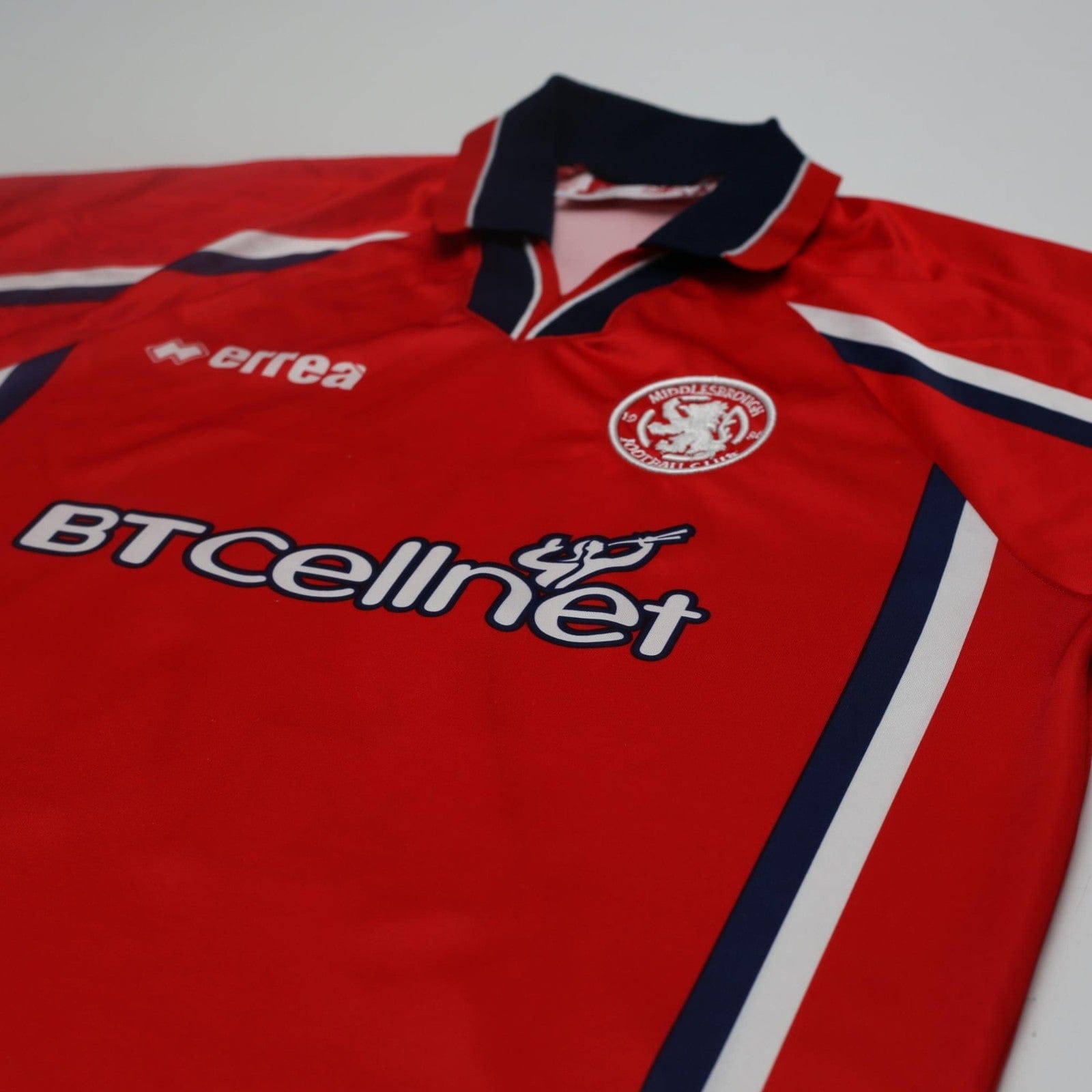 1999/00 Juninho #23 Middlesbrough Vintage Errea Home Football Shirt (M)