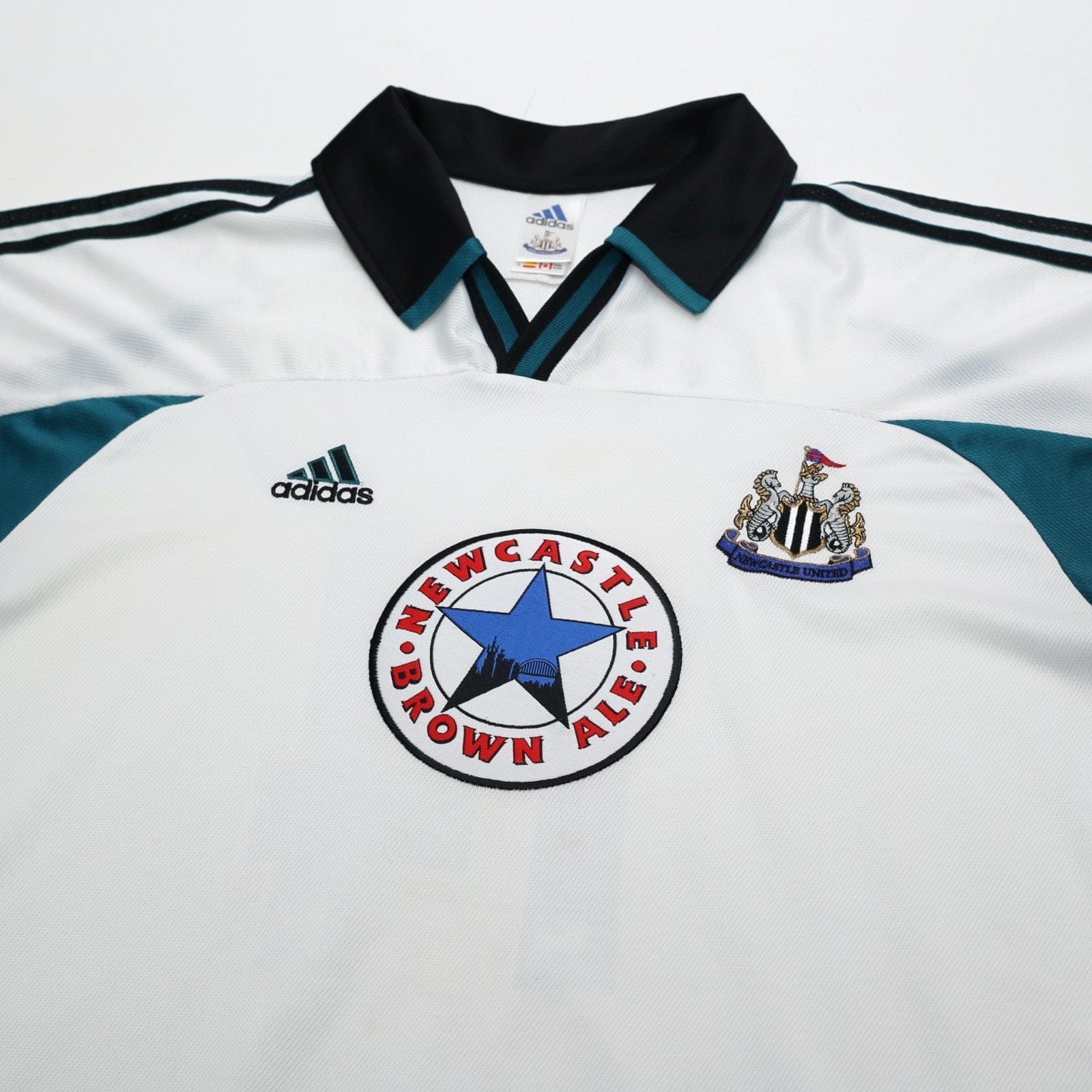 1999/00 Ketsbaia #14 Newcastle United Vintage adidas Away Football Shirt (XL)