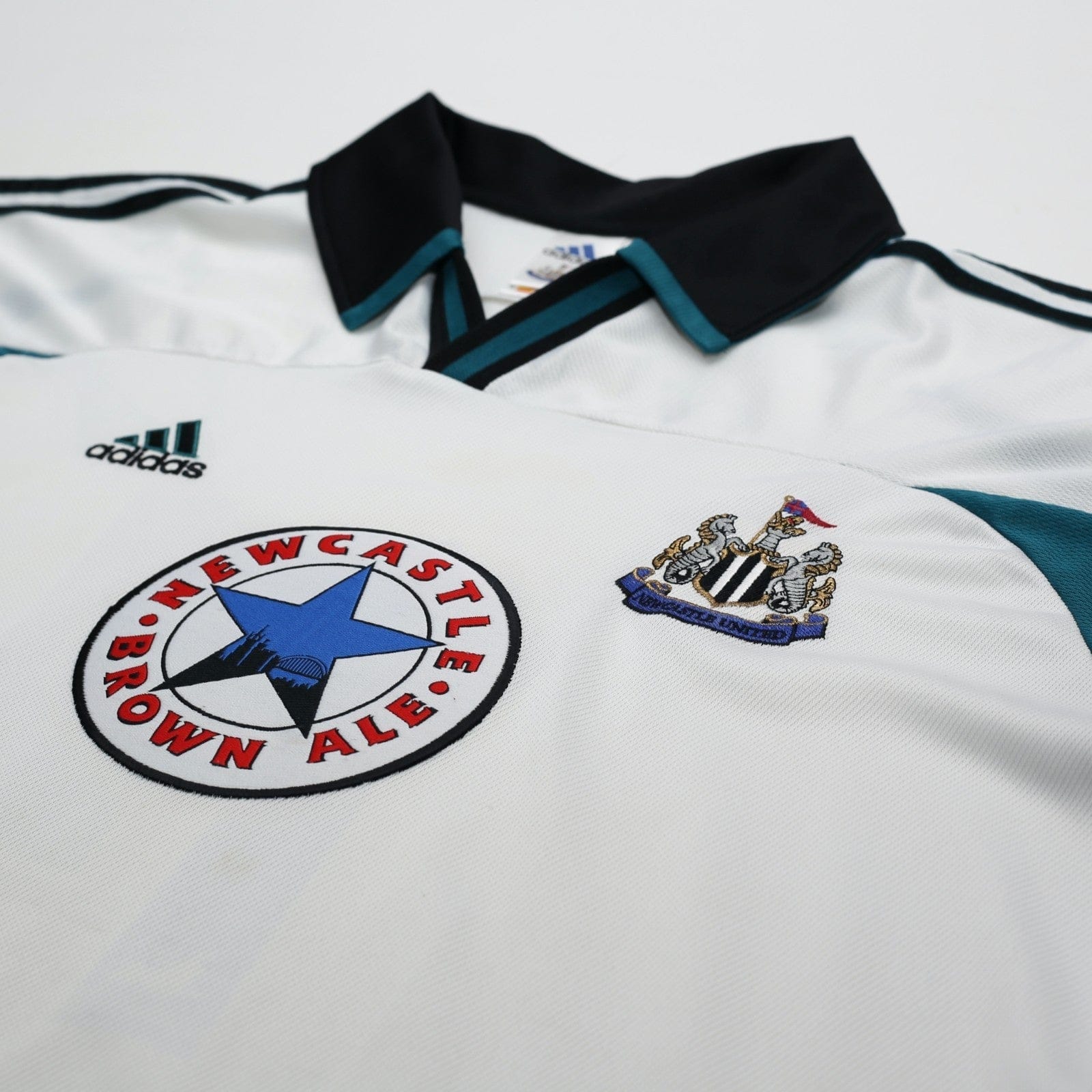 1999/00 Ketsbaia #14 Newcastle United Vintage adidas Away Football Shirt (XL)