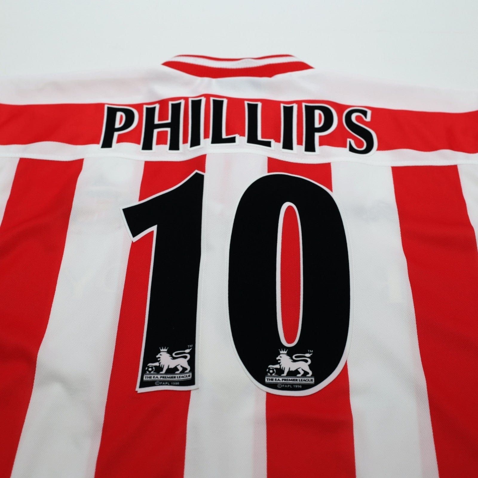1999/00 Phillips #10 Sunderland Vintage Asics Home Football Shirt (L)