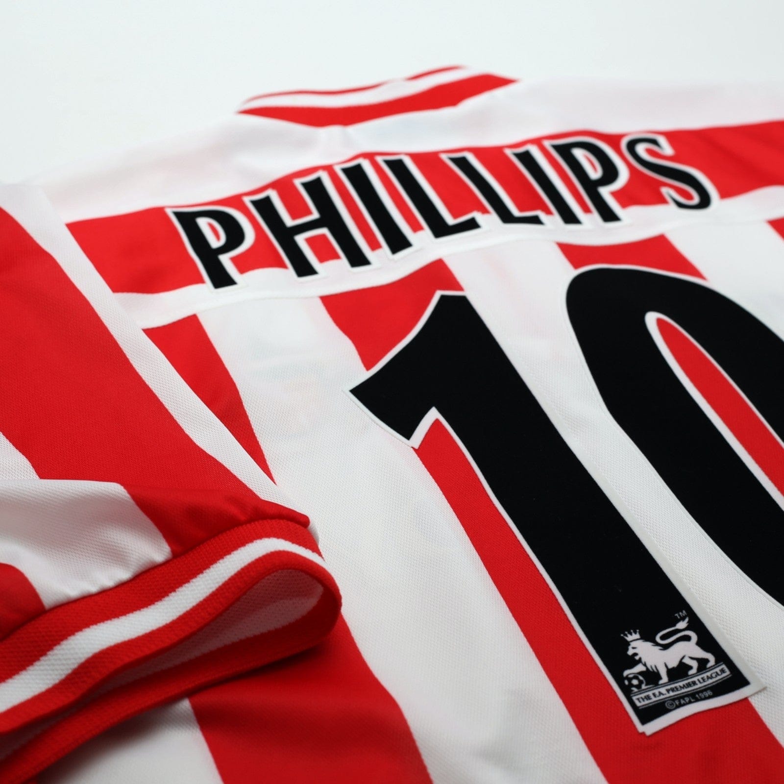 1999/00 Phillips #10 Sunderland Vintage Asics Home Football Shirt (L)