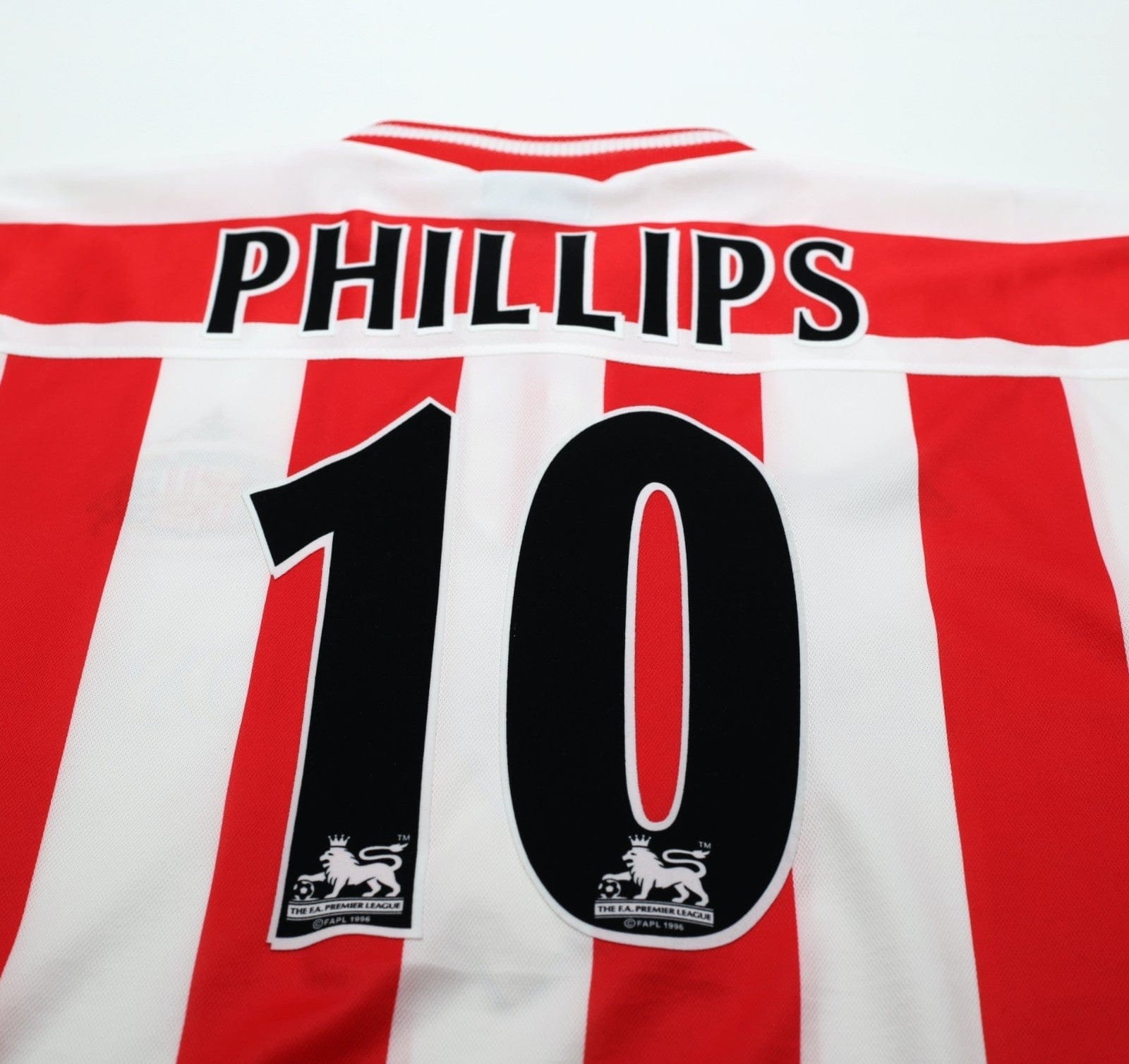 1999/00 PHILLIPS #10 Sunderland Vintage Asics Home Football Shirt (XXL)