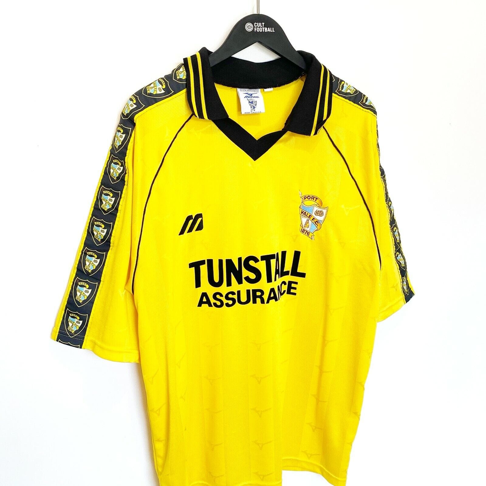 1999/00 PORT VALE Vintage Mizuno Away Football Shirt 44/46 (XL)
