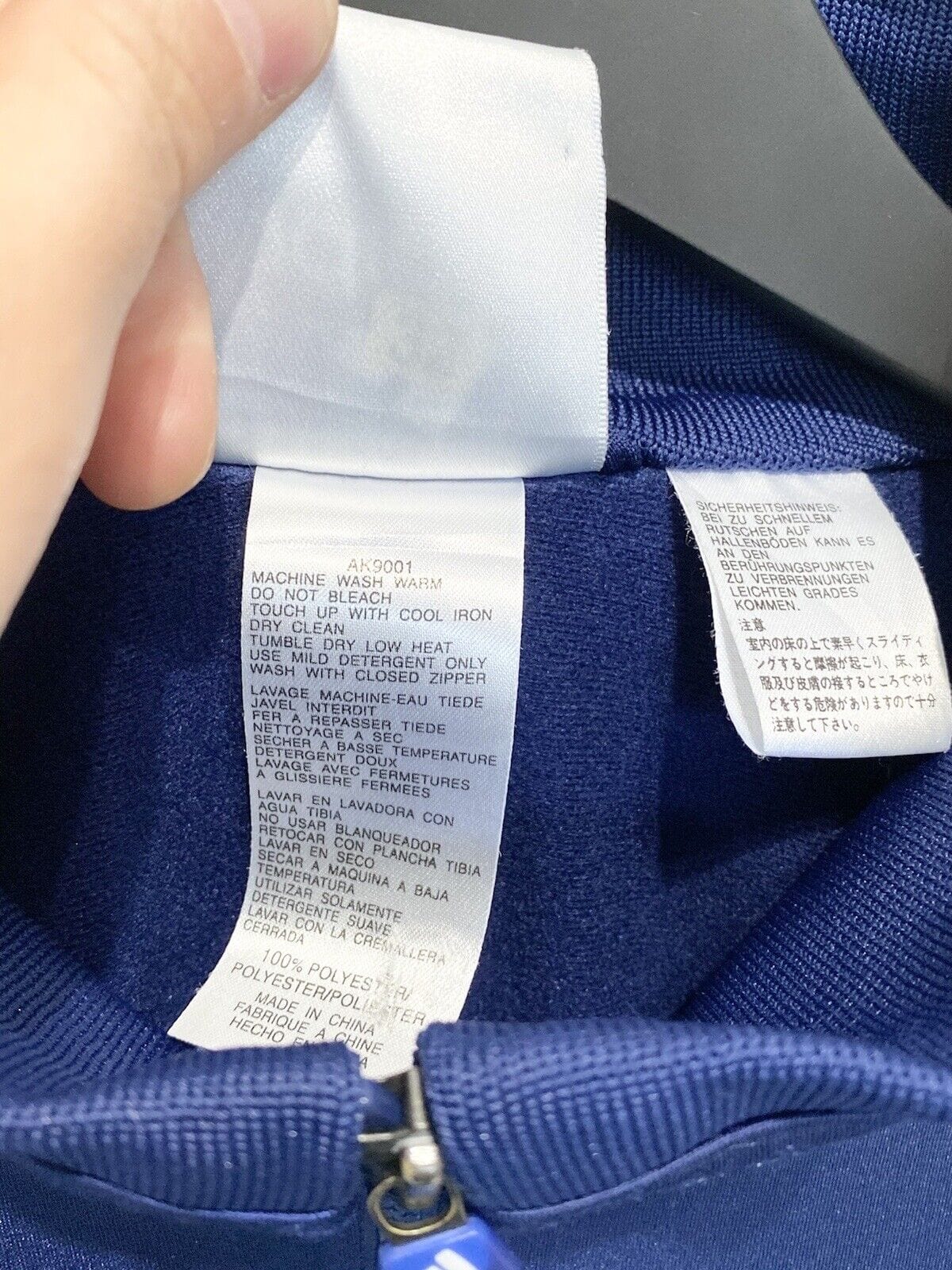 1999/00 REAL MADRID Vintage adidas Football Jacket Track Top (M) Raul Carlos Era