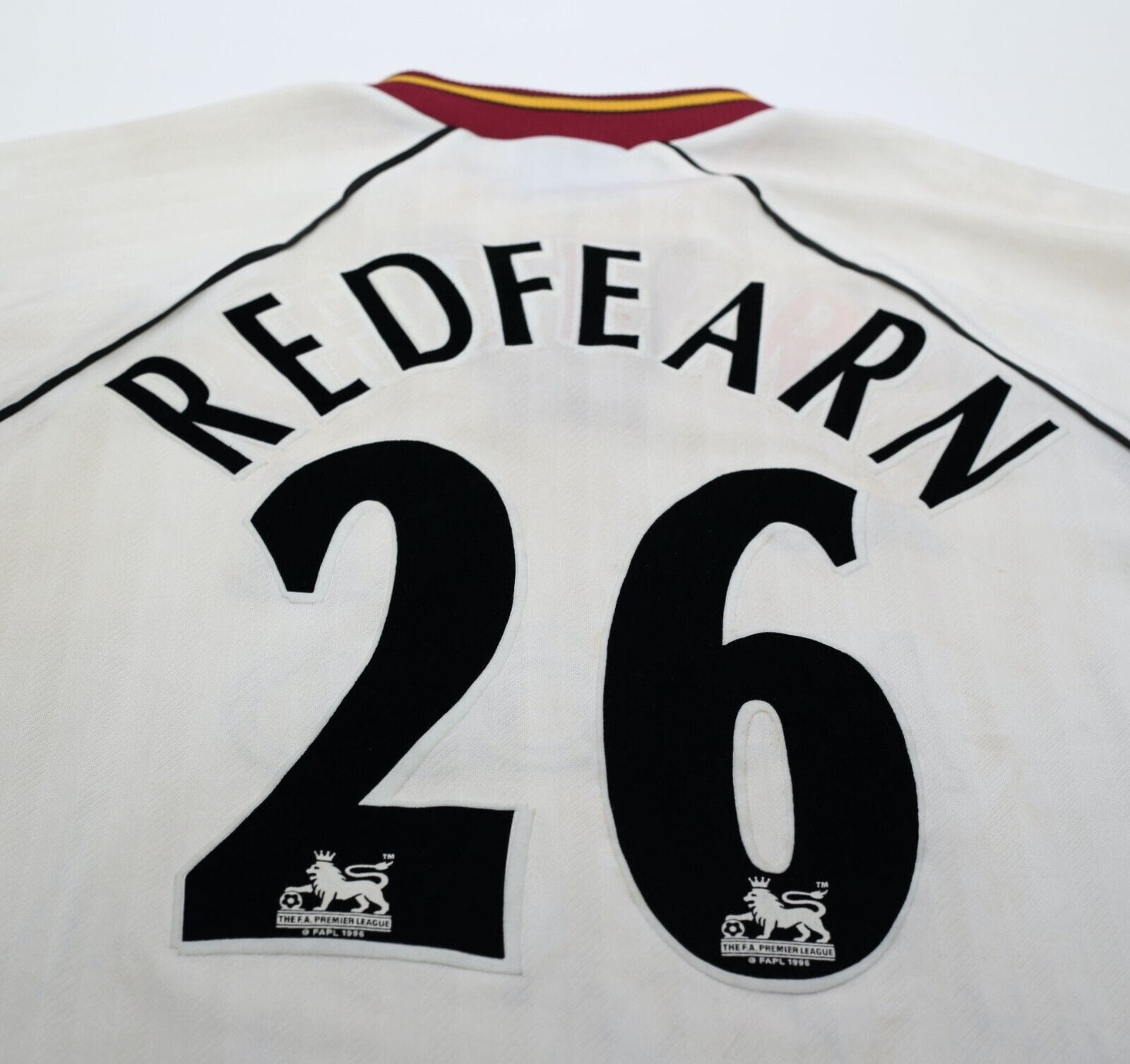 1999/00 REDFEARN #26 Bradford City Asics Away LS Football Shirt (XL) Matchworn