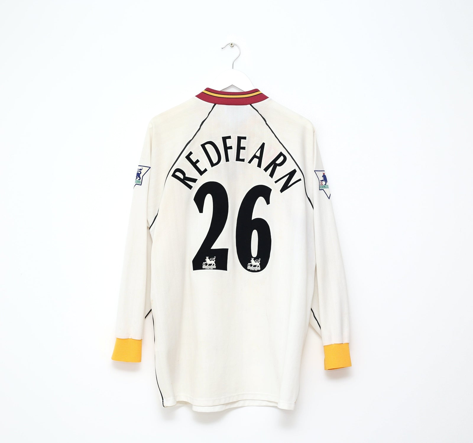 1999/00 REDFEARN #26 Bradford City Asics Away LS Football Shirt (XL) Matchworn