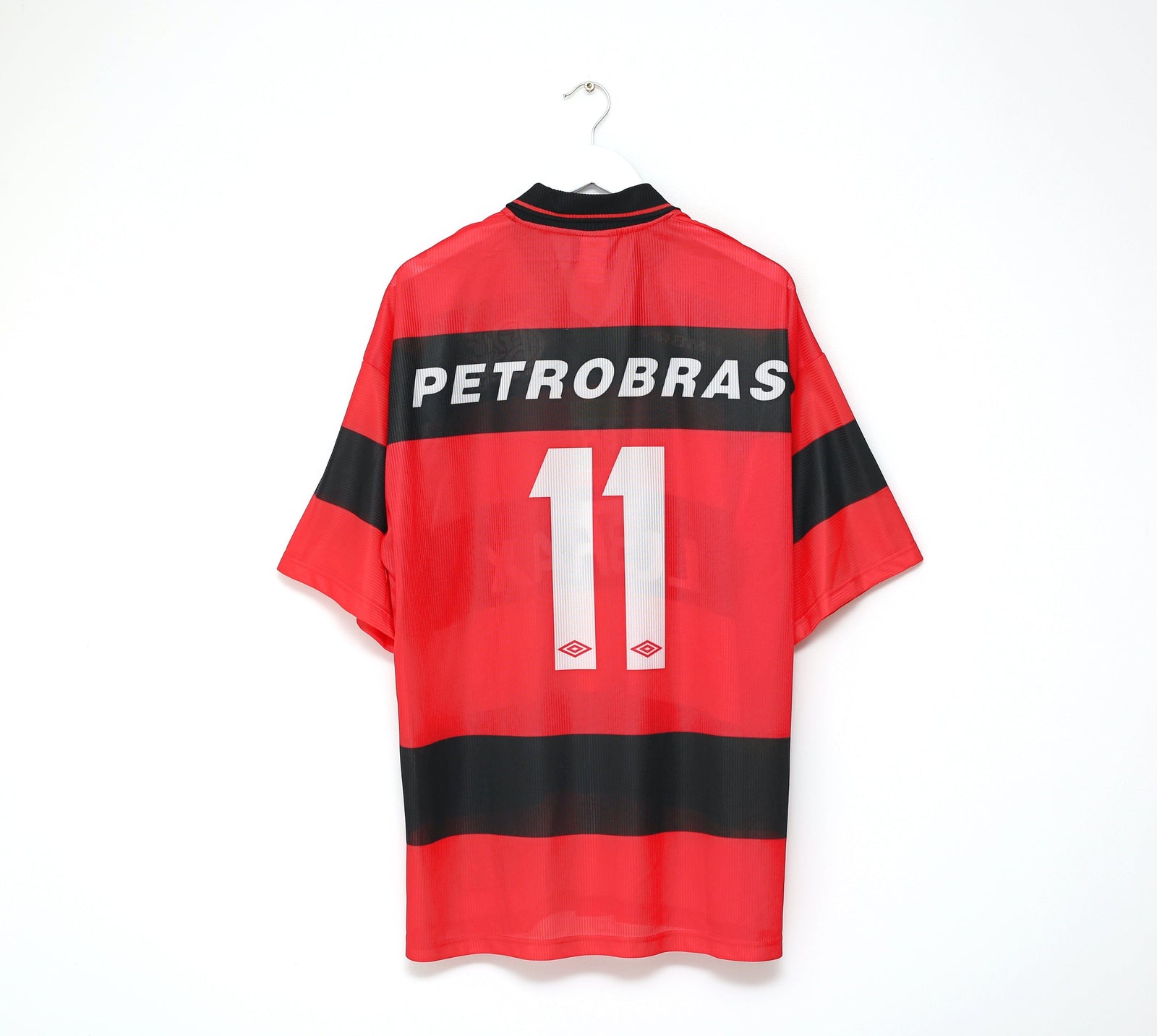 1999/00 ROMARIO #11 Flamengo Vintage Umbro Home Football Shirt Jersey (XL) BNWT