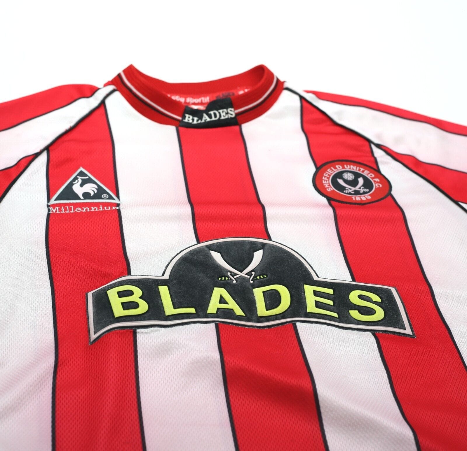 1999/00 SHEFFIELD UNITED Vintage le coq sportif Football Home Shirt (S/M)