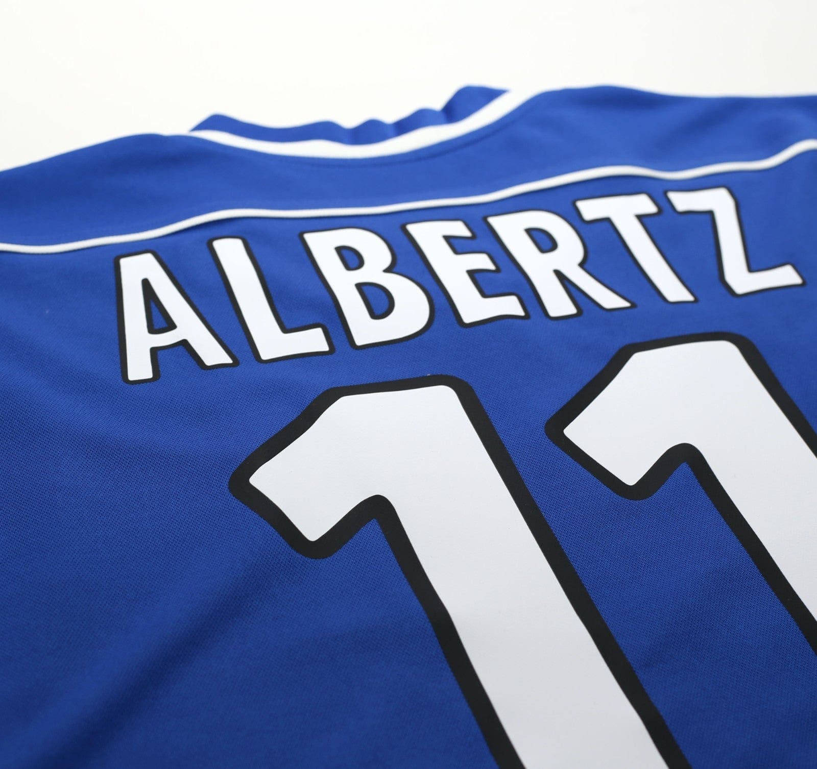 1999/01 ALBERTZ #11 Rangers Vintage Nike Home Football Shirt (L)