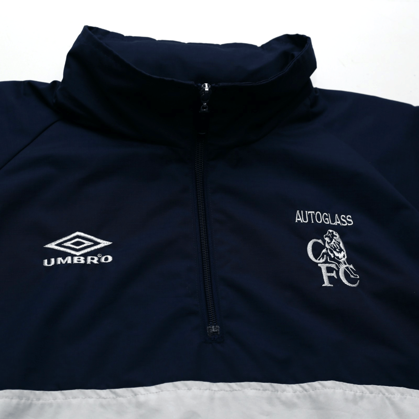 1999/01 Chelsea Vintage Umbro 1/4 Zip Football Training Jacket (L/XL) MINT