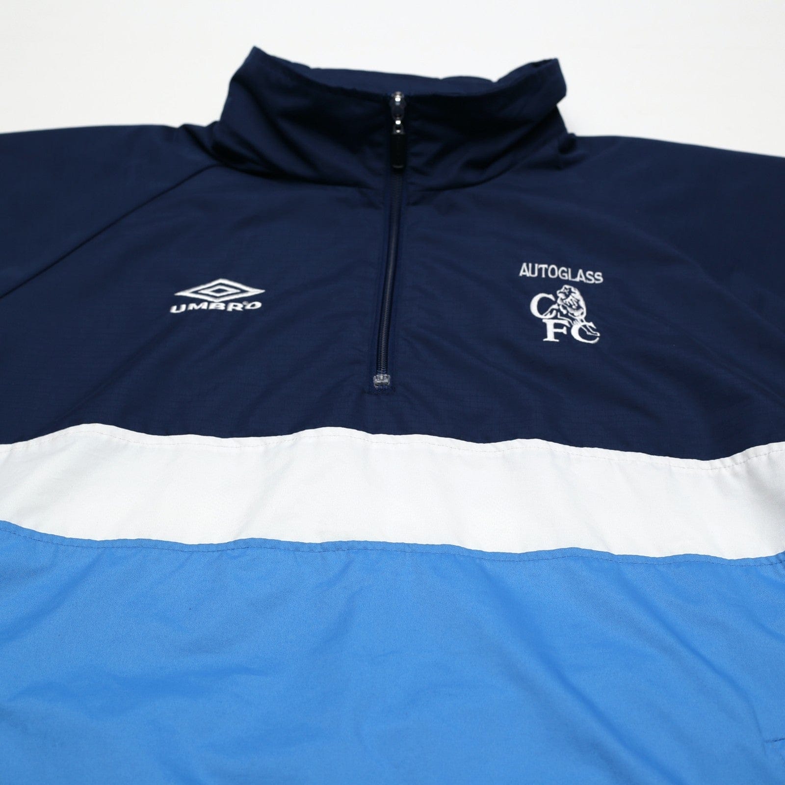 1999/01 Chelsea Vintage Umbro 1/4 Zip Football Training Jacket (L/XL) MINT