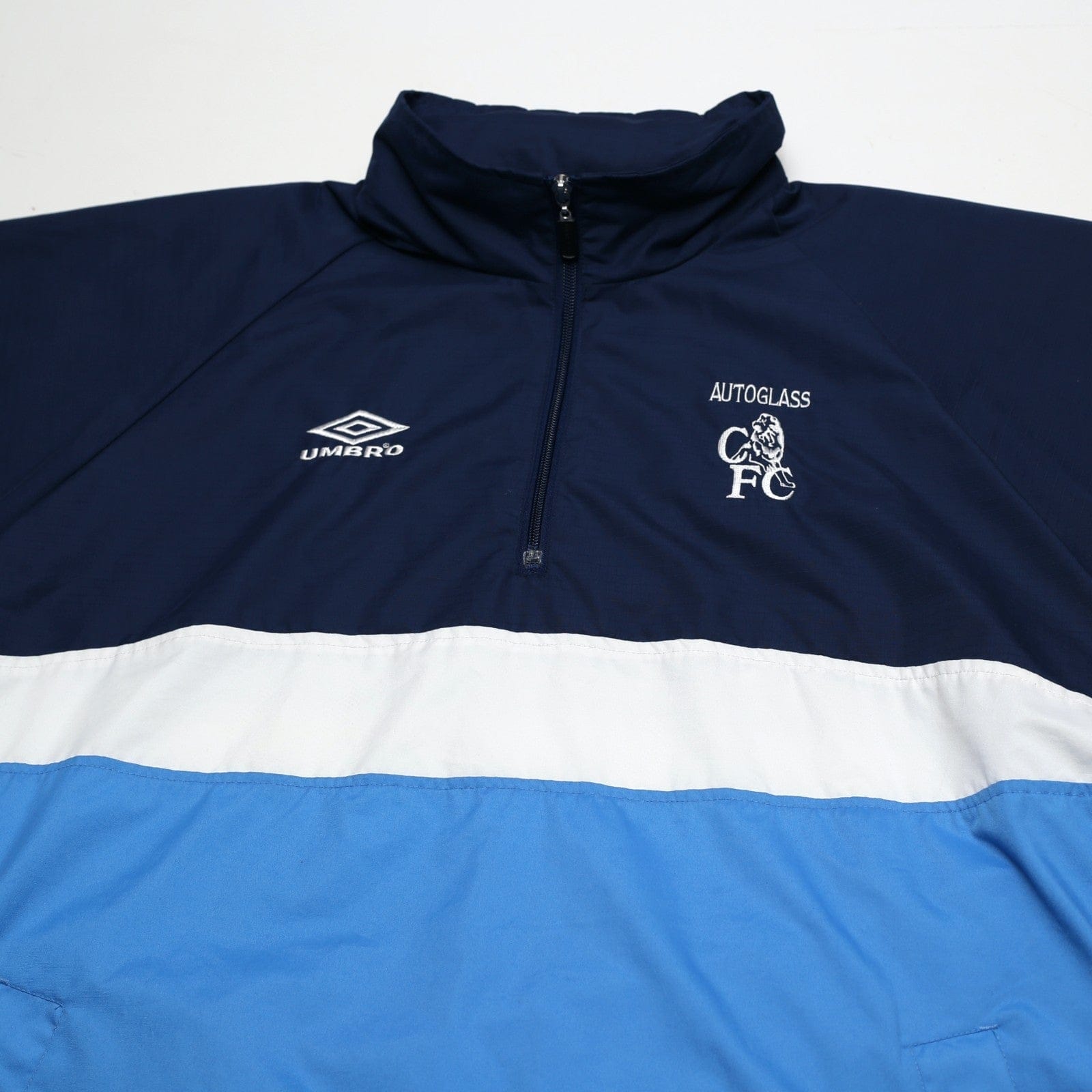 1999/01 Chelsea Vintage Umbro 1/4 Zip Football Training Jacket (L/XL) MINT