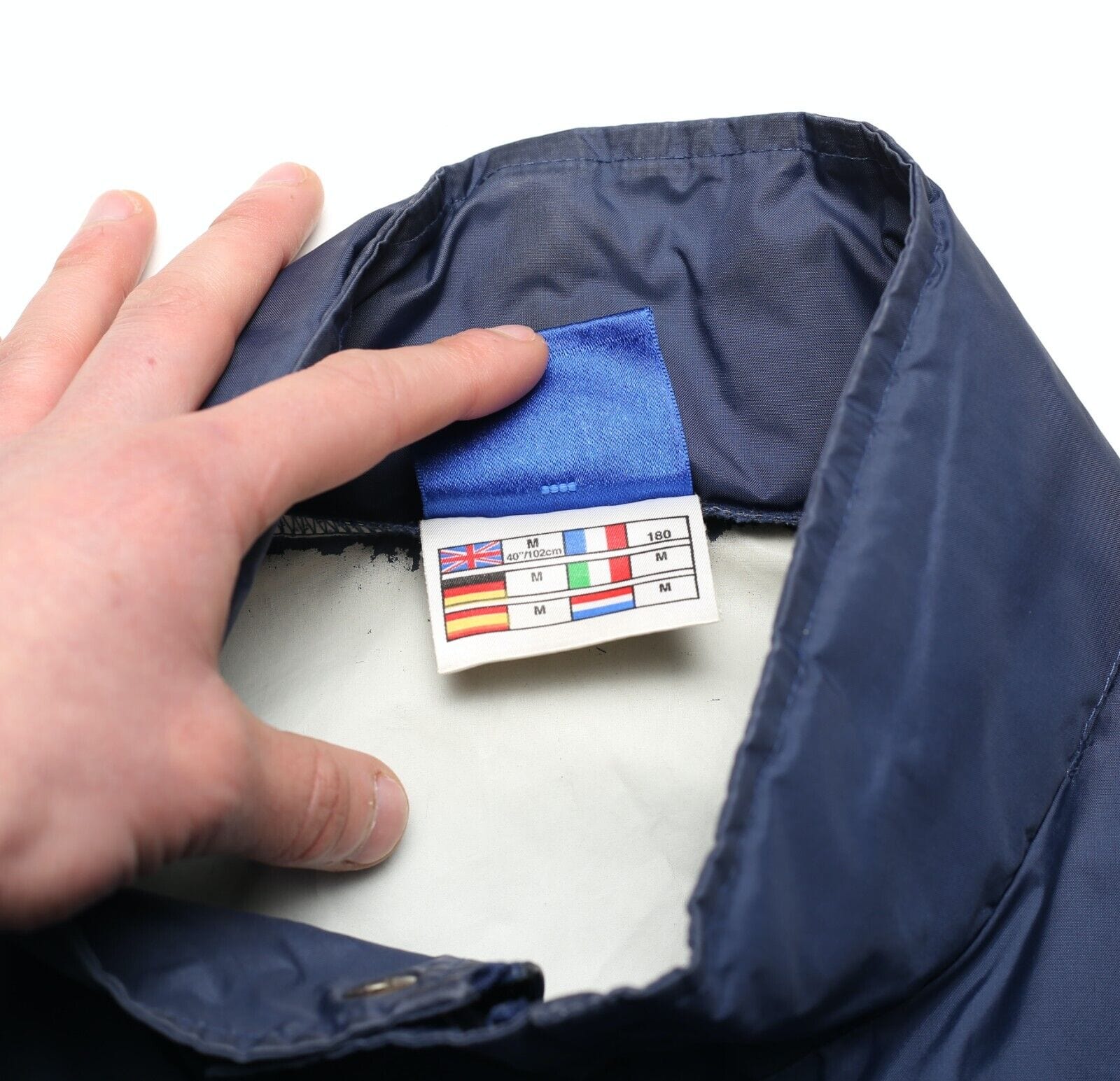 1999/01 ENGLAND Vintage Umbro Football Hooded Rain Jacket (M) Euro 2000 Keegan