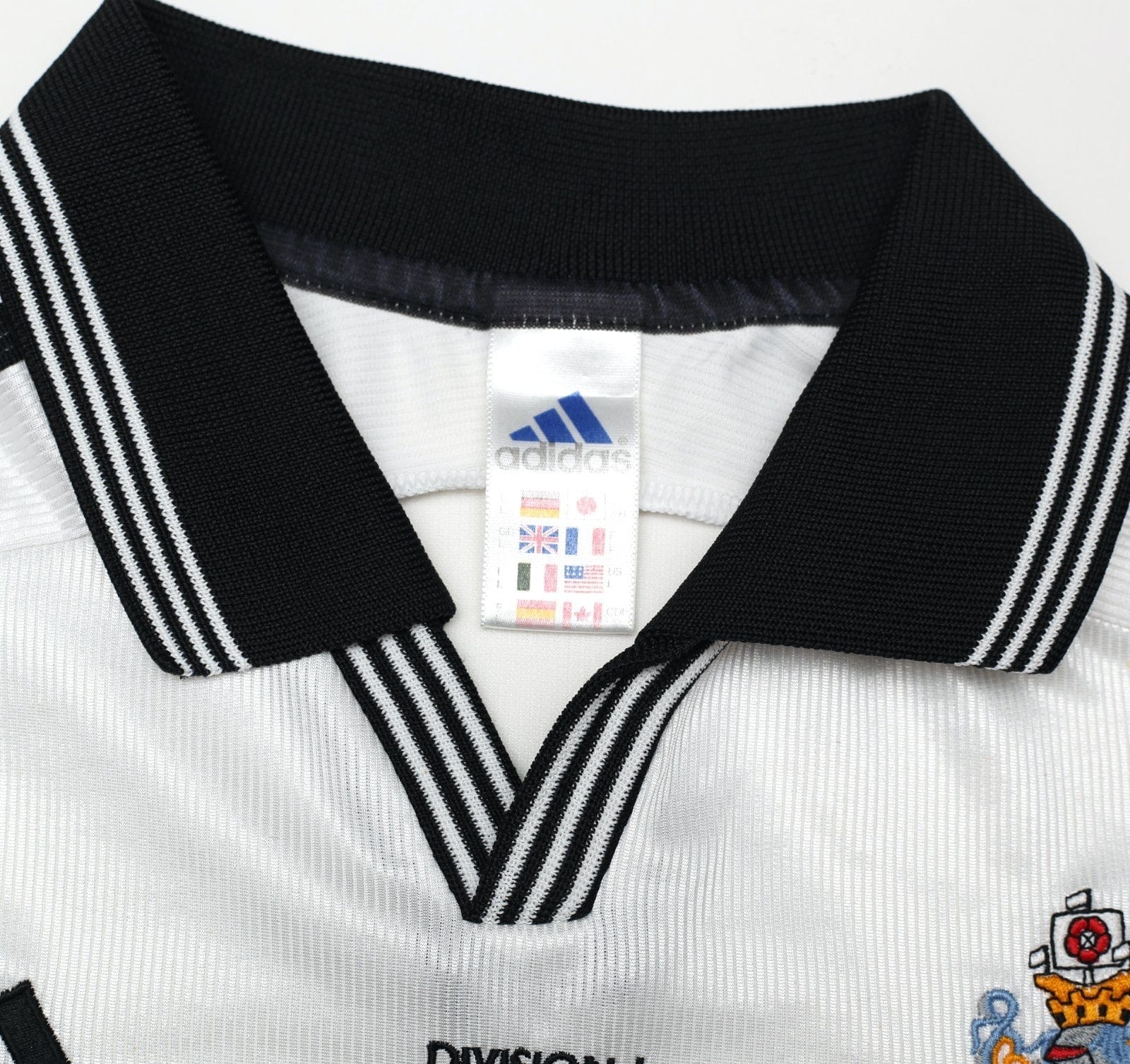 1999/01 FULHAM Vintage adidas 'Division 1 Champions' Home Football Shirt (L)