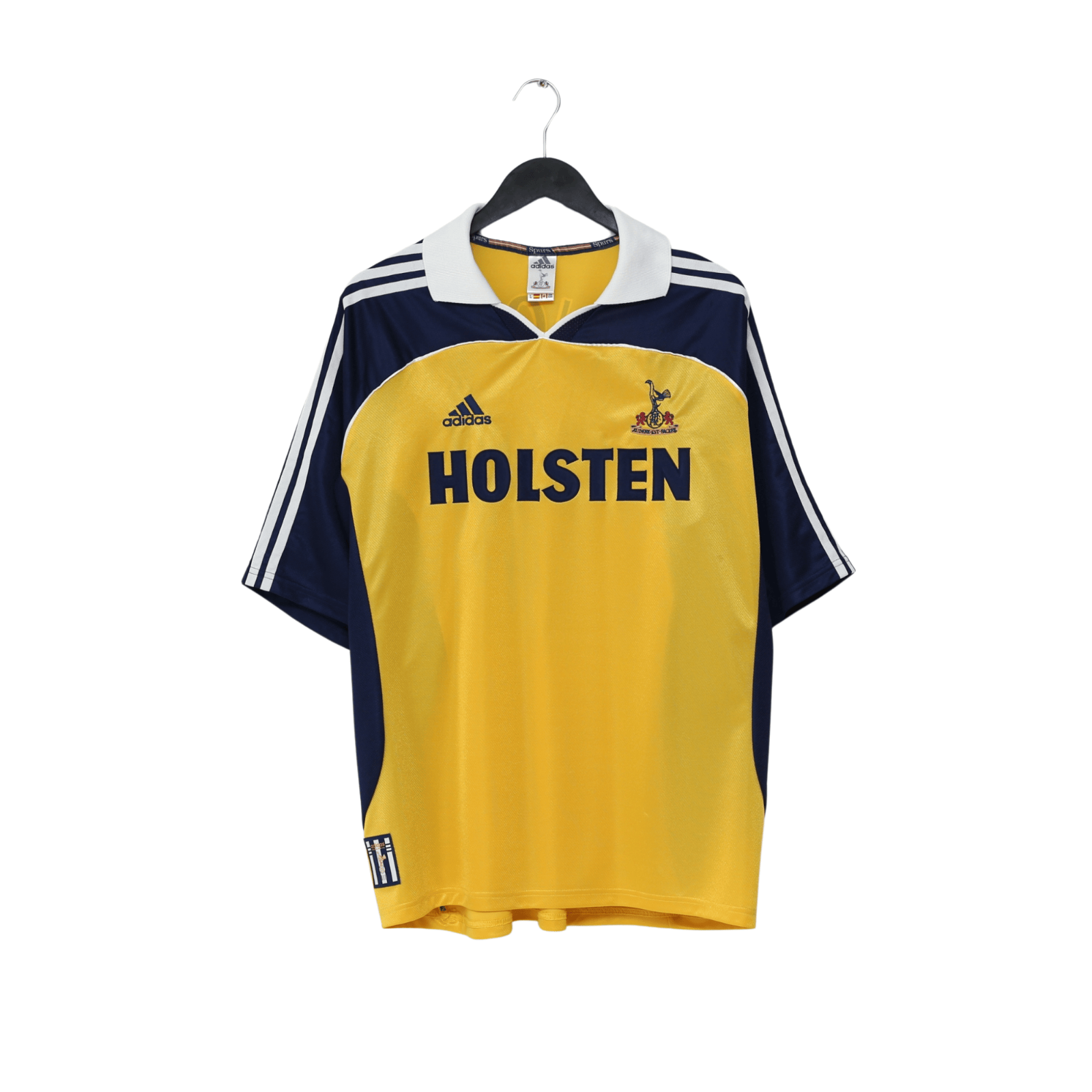 1999/01 Ginola #14 Tottenham Hotspur Vintage adidas Away Football Shirt (XL)