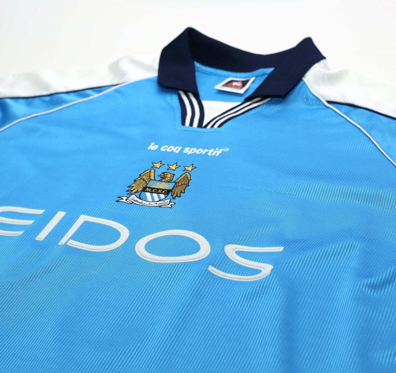 1999/01 HAALAND #15 Manchester City Vintage LCS Home Football Shirt (XL) 46/48