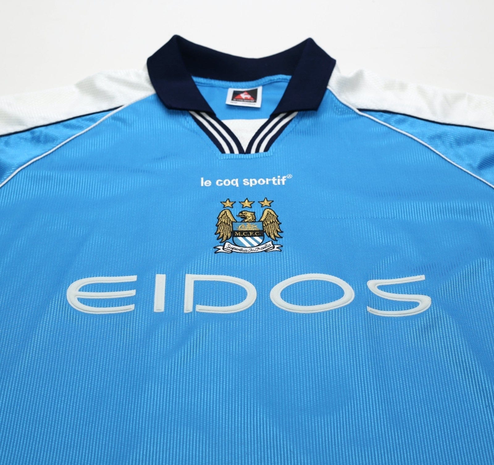 1999/01 HAALAND #15 Manchester City Vintage LCS Home Football Shirt (XL) 46/48