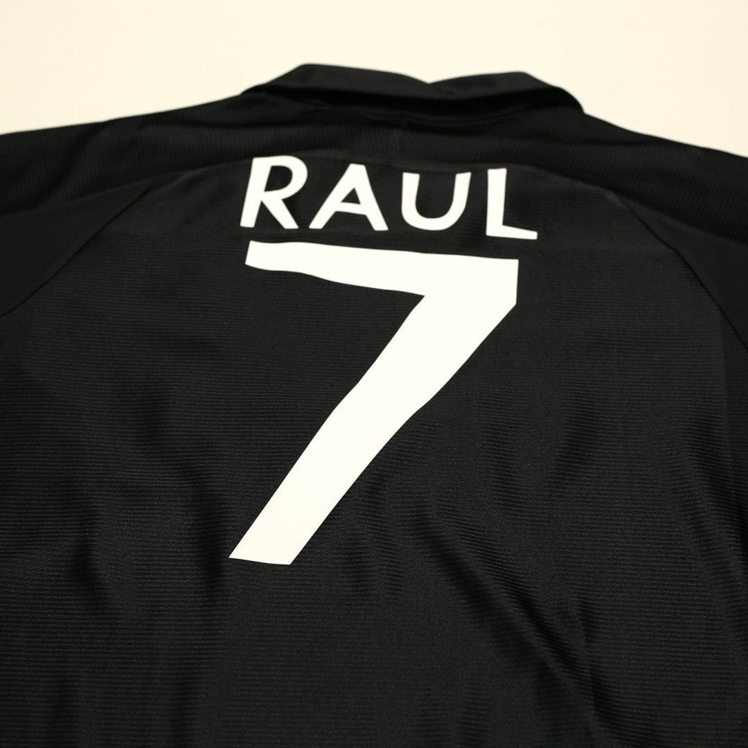 1999/01 Raul #7 Real Madrid Vintage Retro adidas Away Football Shirt (S/M)