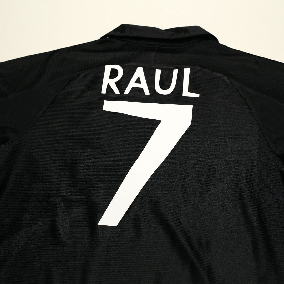 1999/01 Raul #7 Real Madrid Vintage Retro adidas Away Football Shirt (S/M)