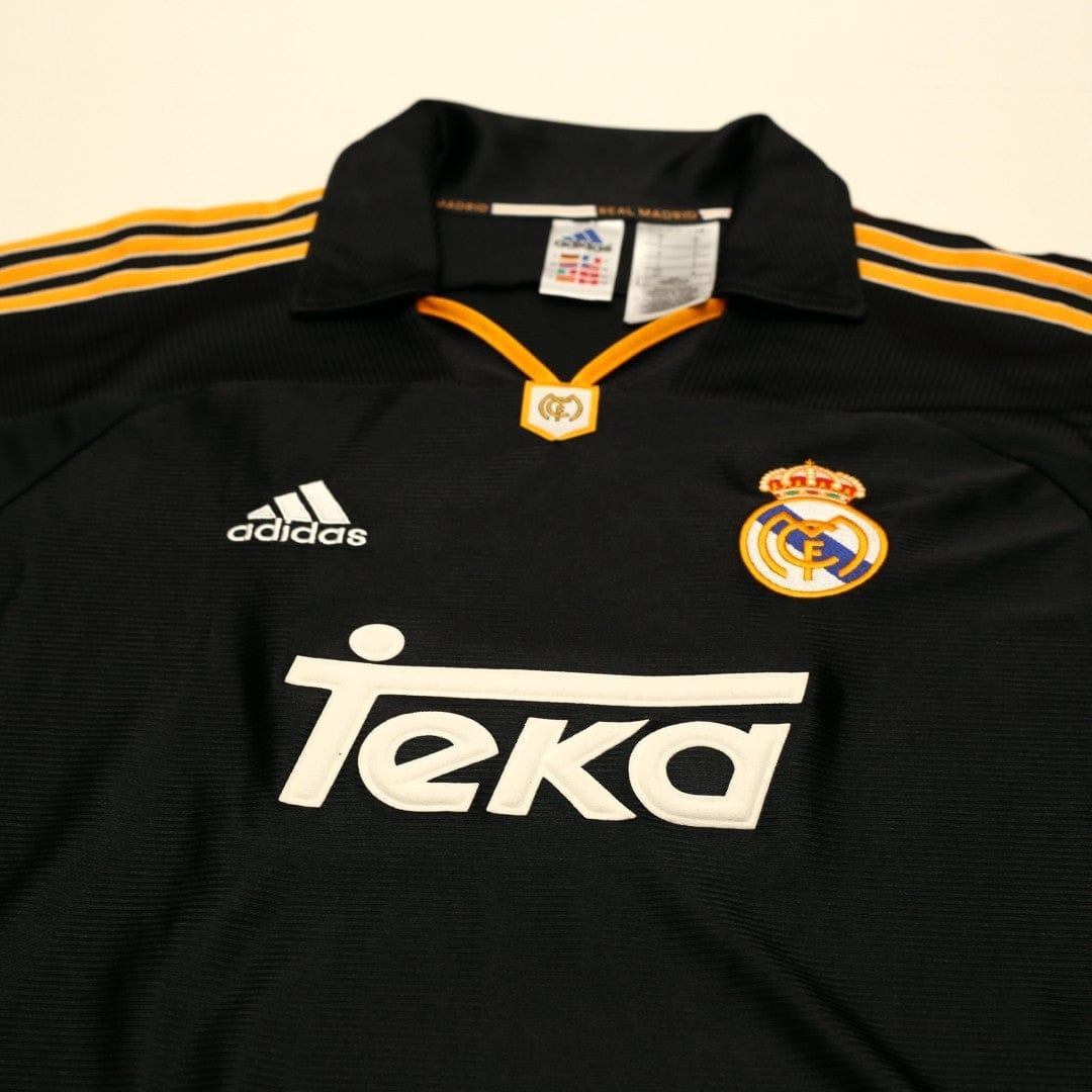 1999/01 Raul #7 Real Madrid Vintage Retro adidas Away Football Shirt (S/M)