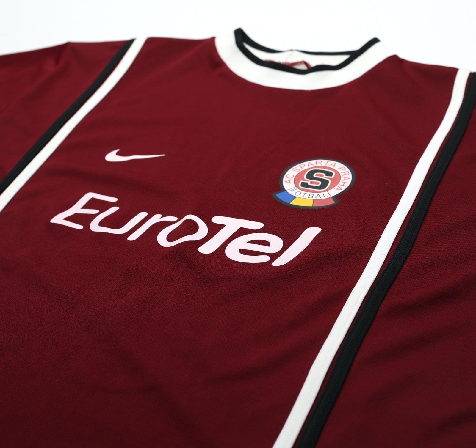 1999/01 ROSICKY #25 Sparta Prague Vintage Nike Home Football Shirt (L)
