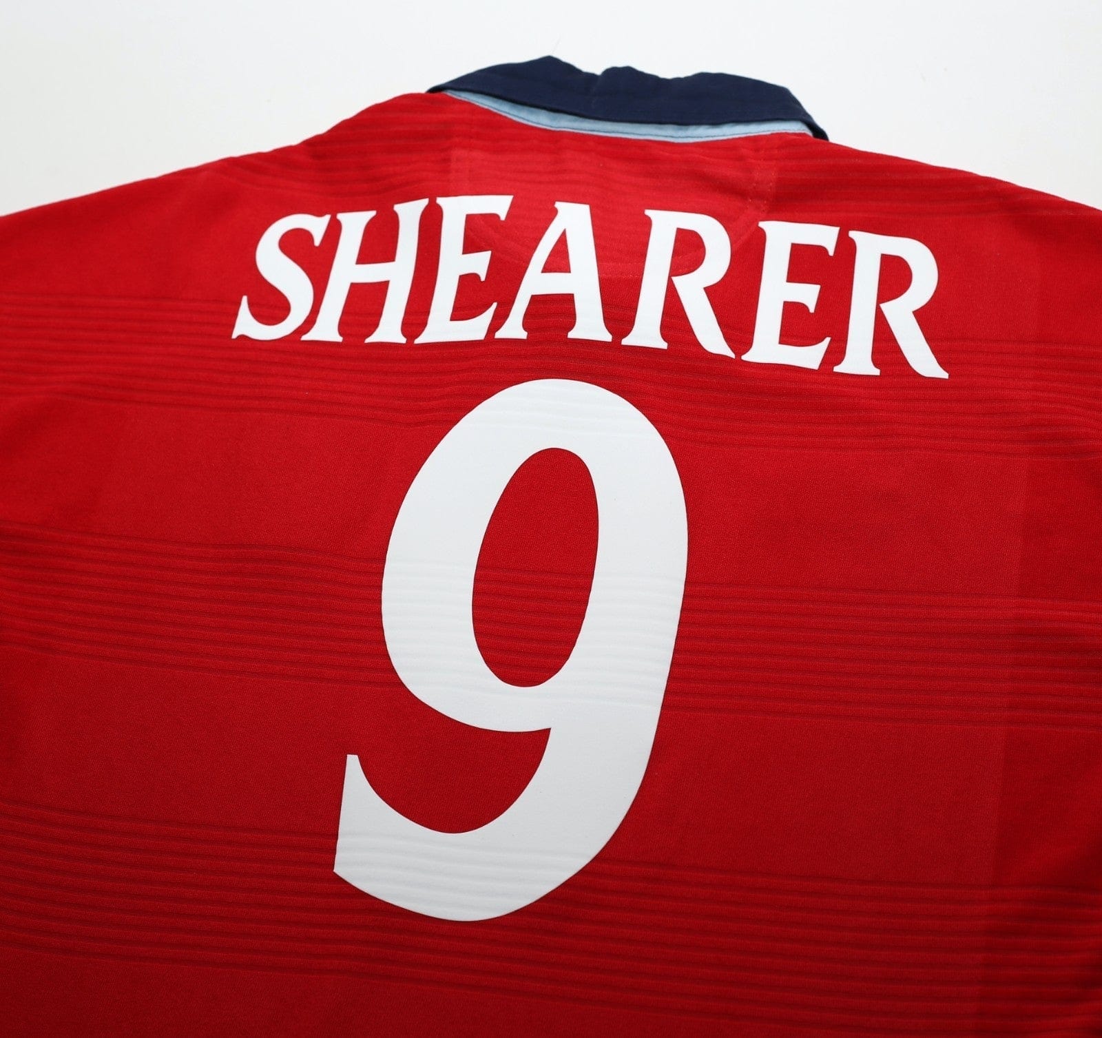 1999/01 SHEARER #9 England Vintage Umbro Away Football Shirt (L) Euro 2000
