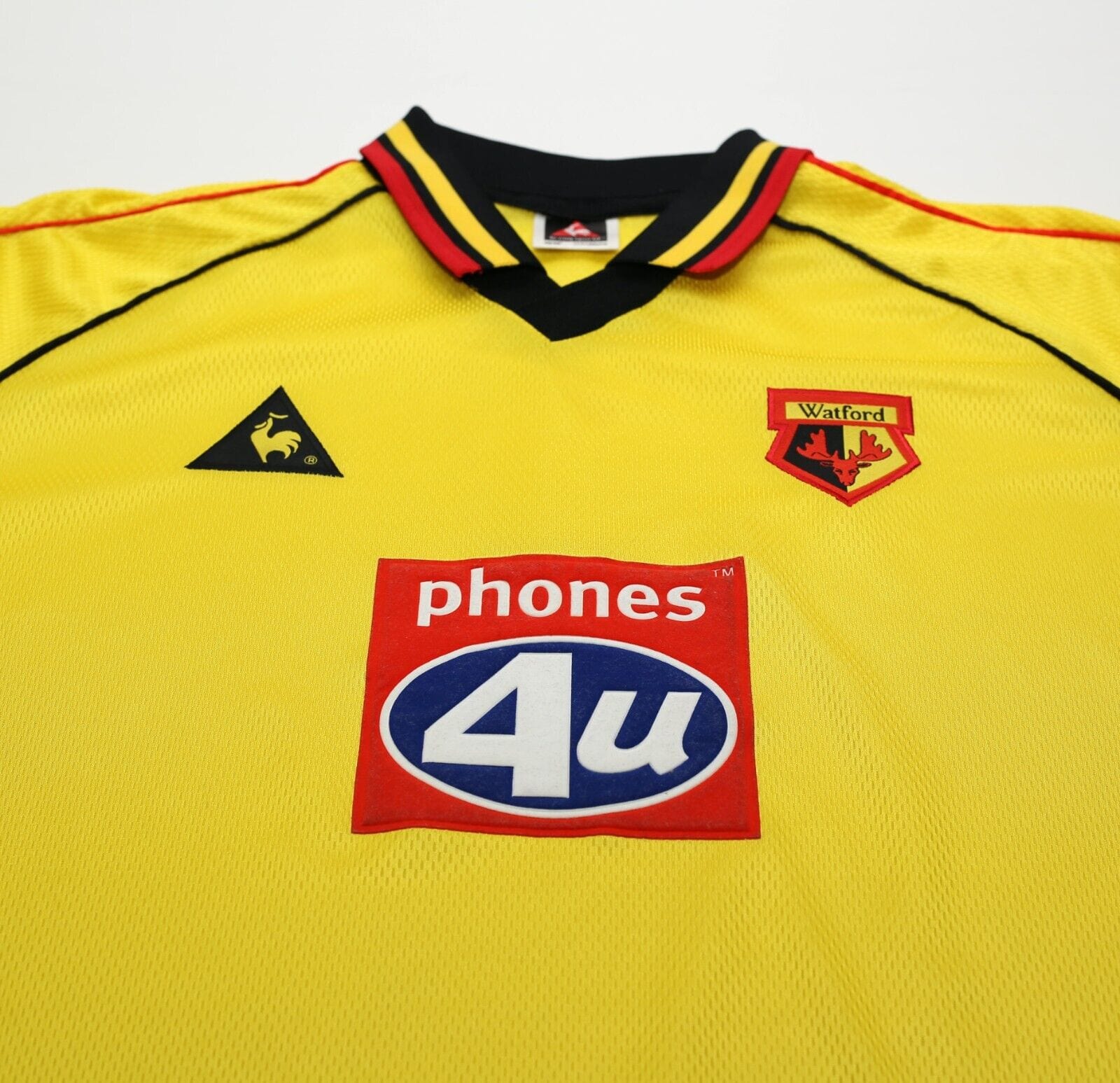 1999/01 WATFORD Vintage le coq sportif Home Football Shirt 46/48 (XXL)