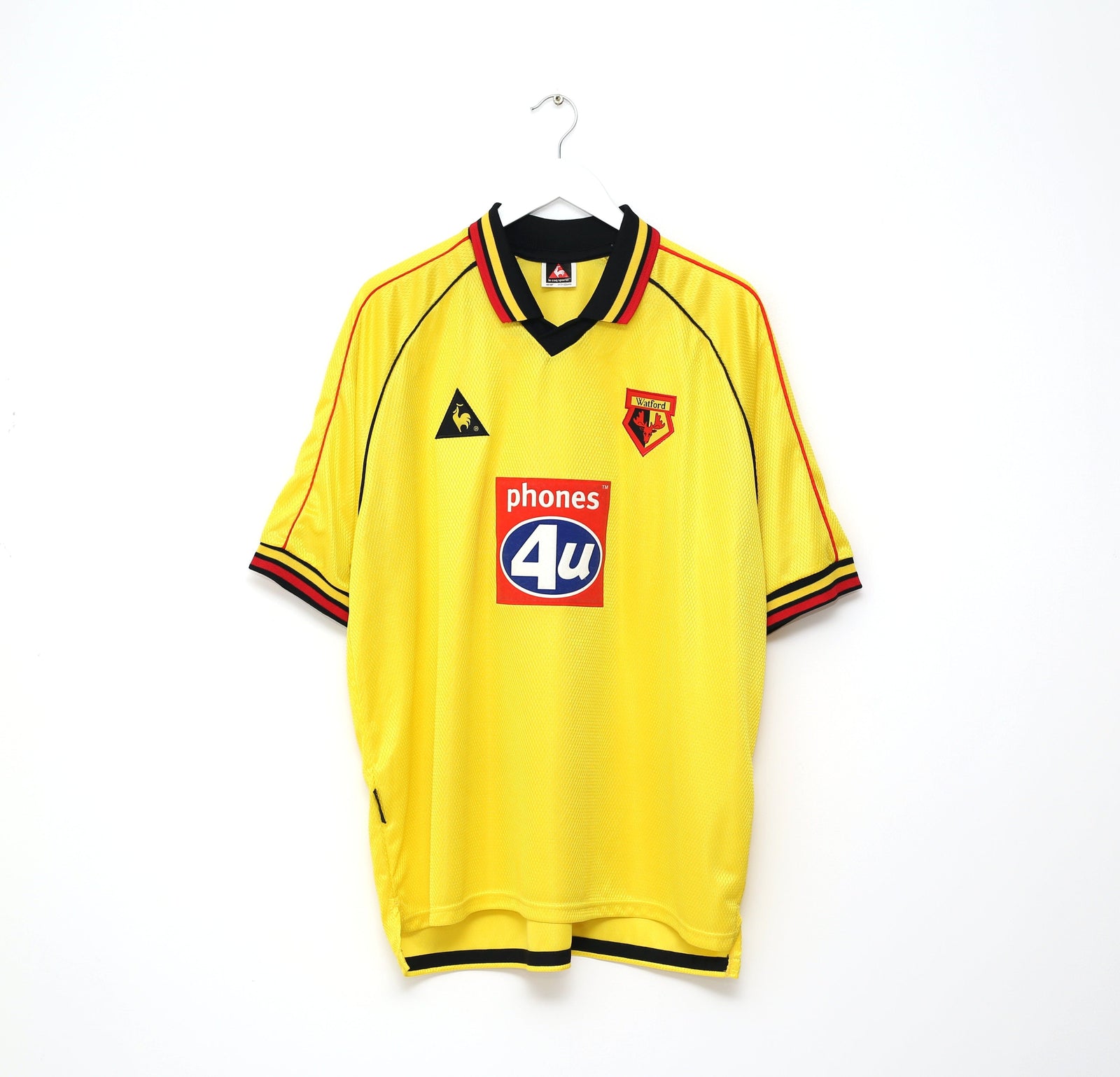 1999/01 WATFORD Vintage le coq sportif Home Football Shirt 46/48 (XXL)