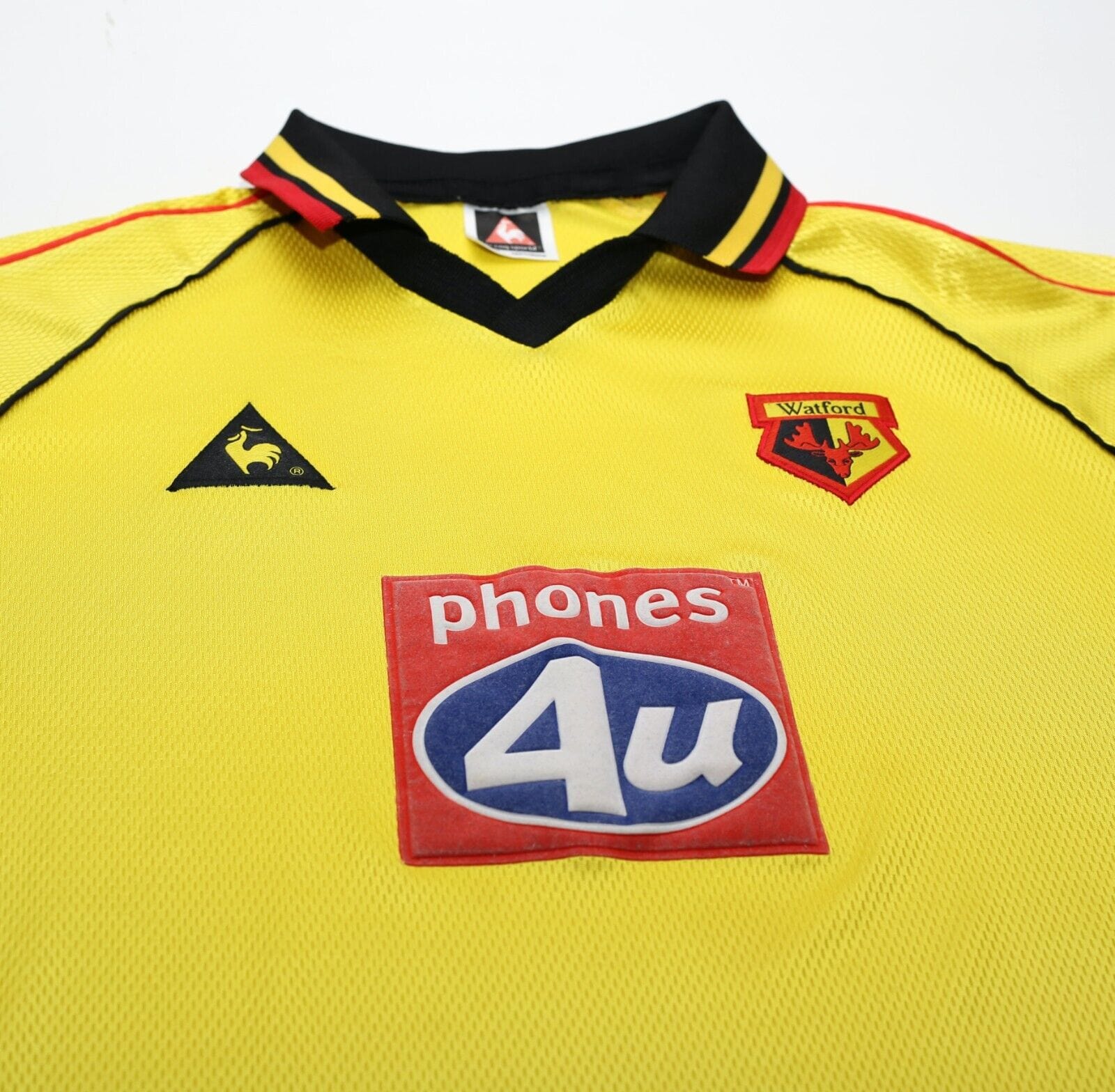 1999/01 WATFORD Vintage le coq sportif Home Football Shirt (L)