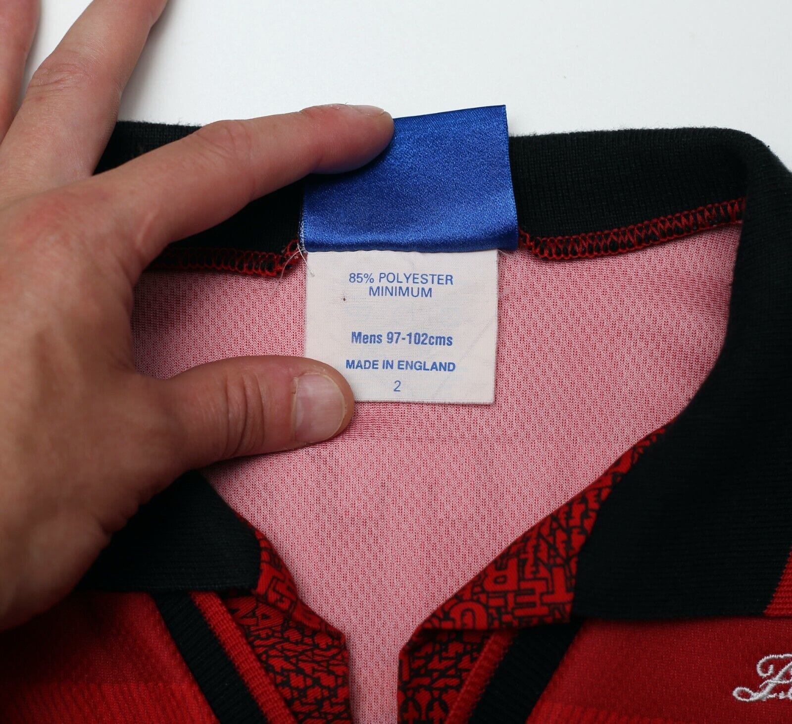 19996 CANTONA #7 Manchester United Vintage Umbro FA CUP FINAL Football Shirt (M)