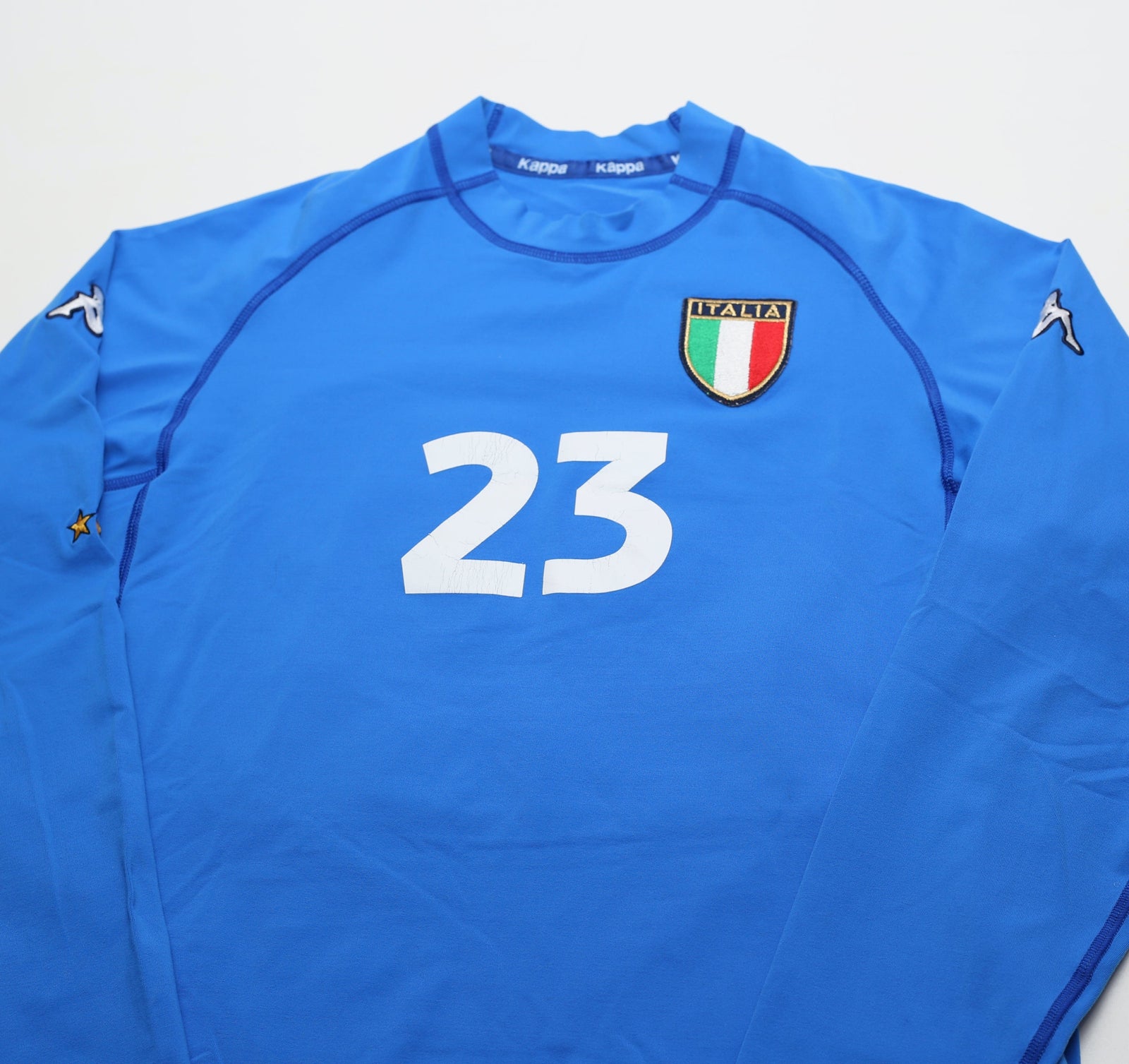 2000/01 #23 Italy Vintage Kappa L/S Home Football Shirt (L)