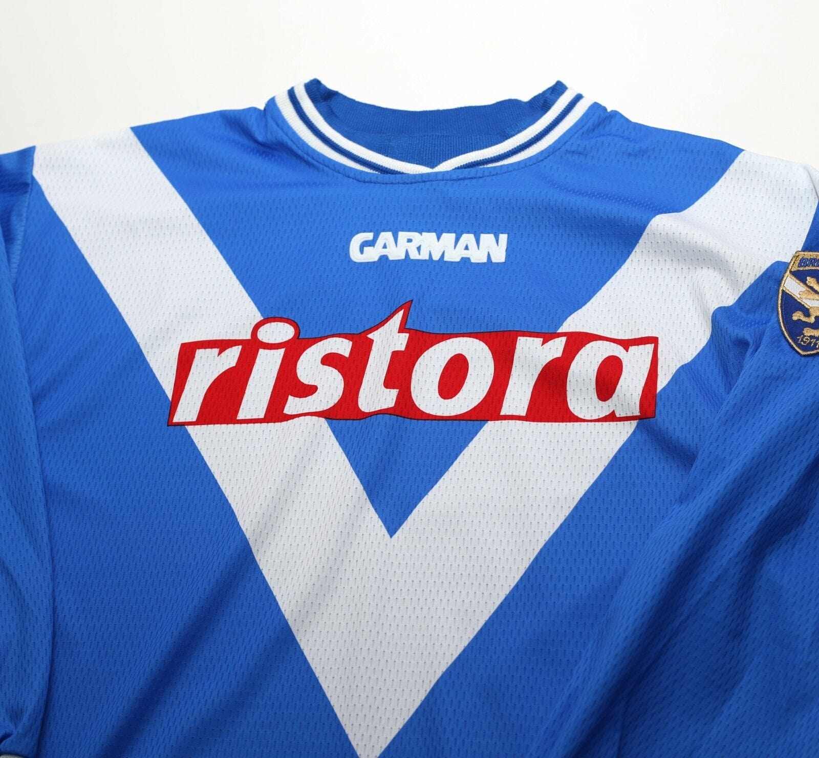 2000/01 BAGGIO #10 BRESCIA Vintage Garman Long Sleeve Home Football Shirt (M)