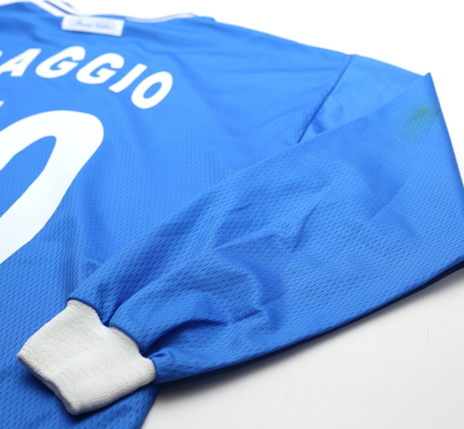 2000/01 BAGGIO #10 BRESCIA Vintage Garman Long Sleeve Home Football Shirt (M)