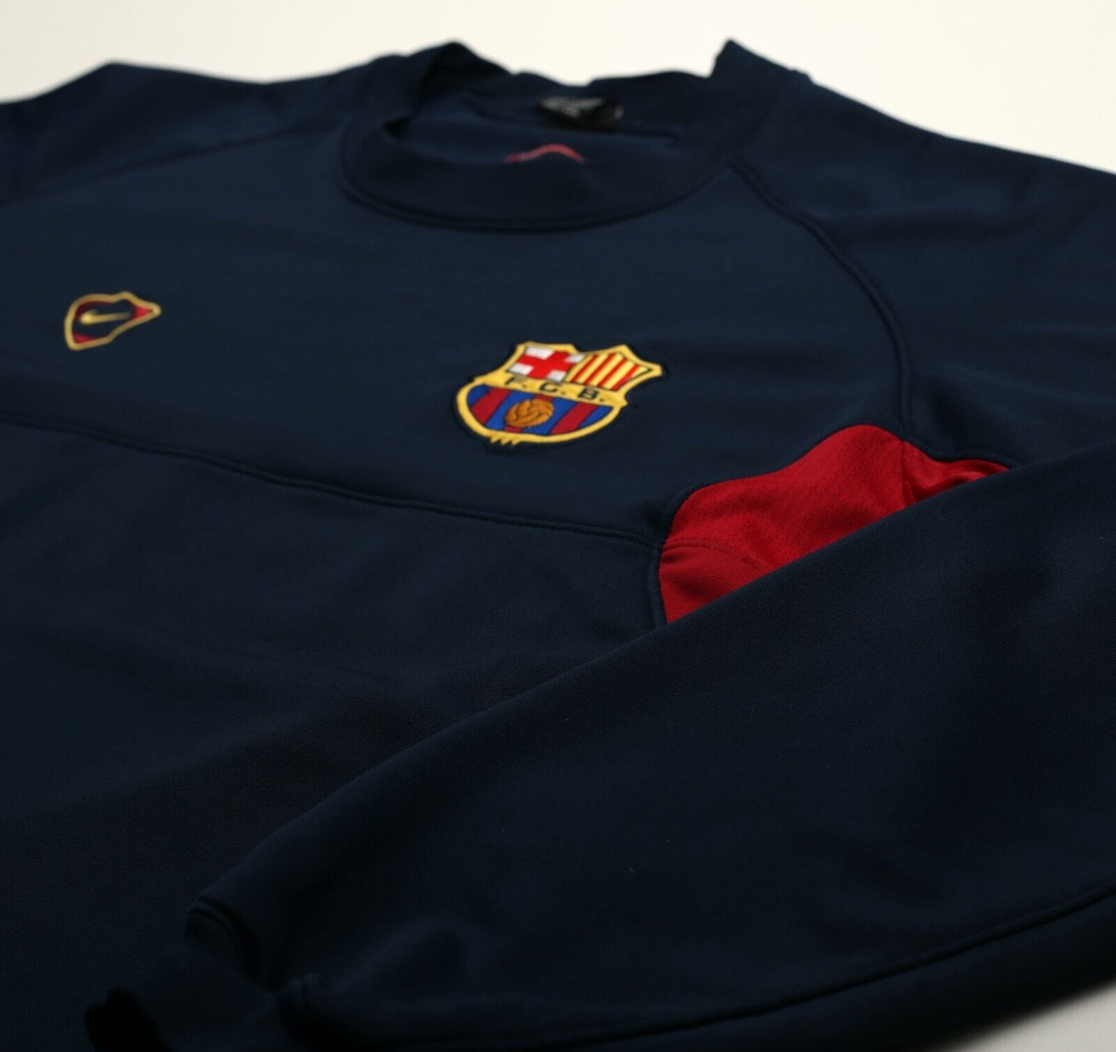 2000/01 BARCELONA Vintage Nike Football Sweatshirt (XL)
