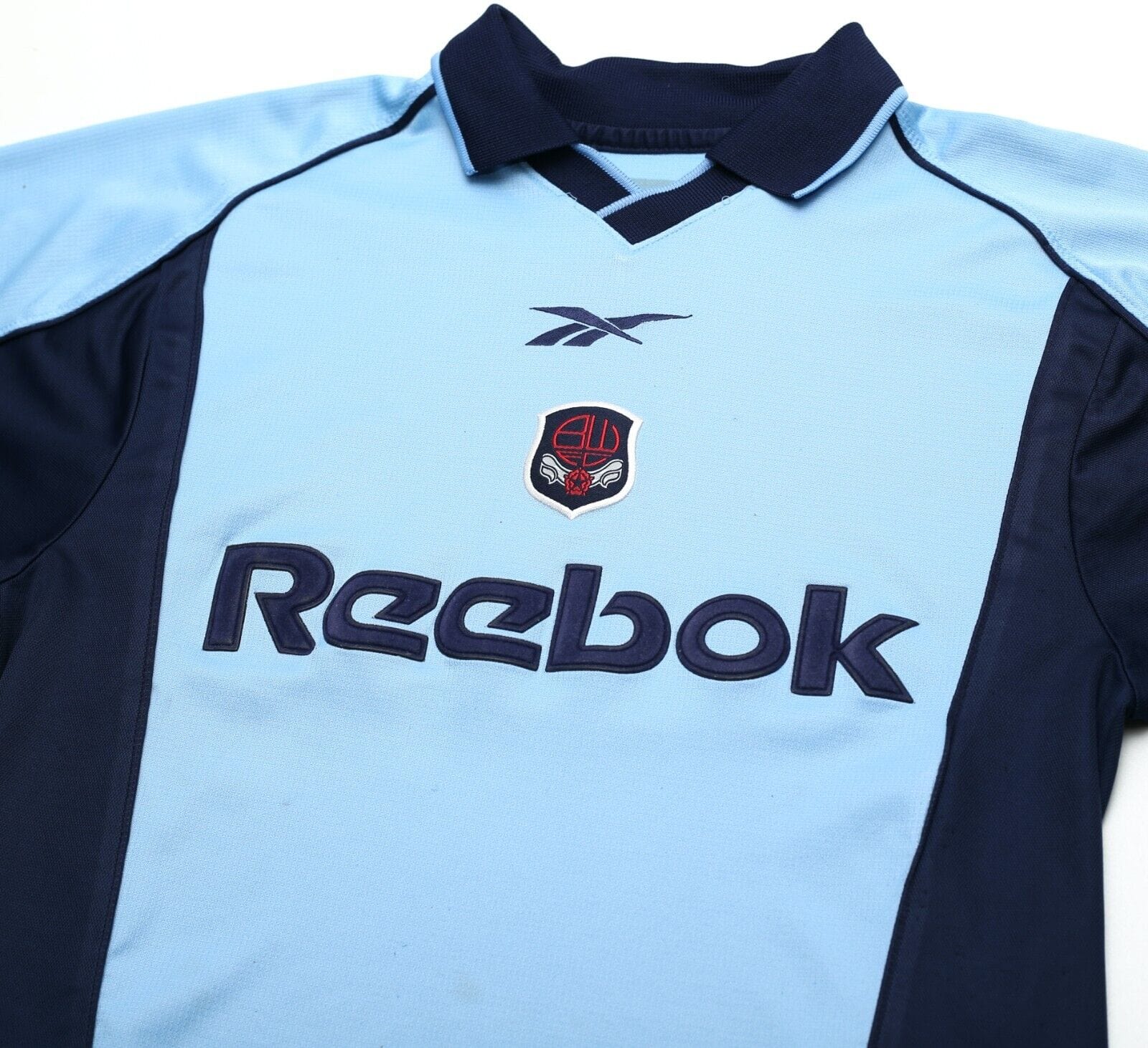 2000/01 BOLTON WANDERERS Vintage Reebok Away Football Shirt (S)