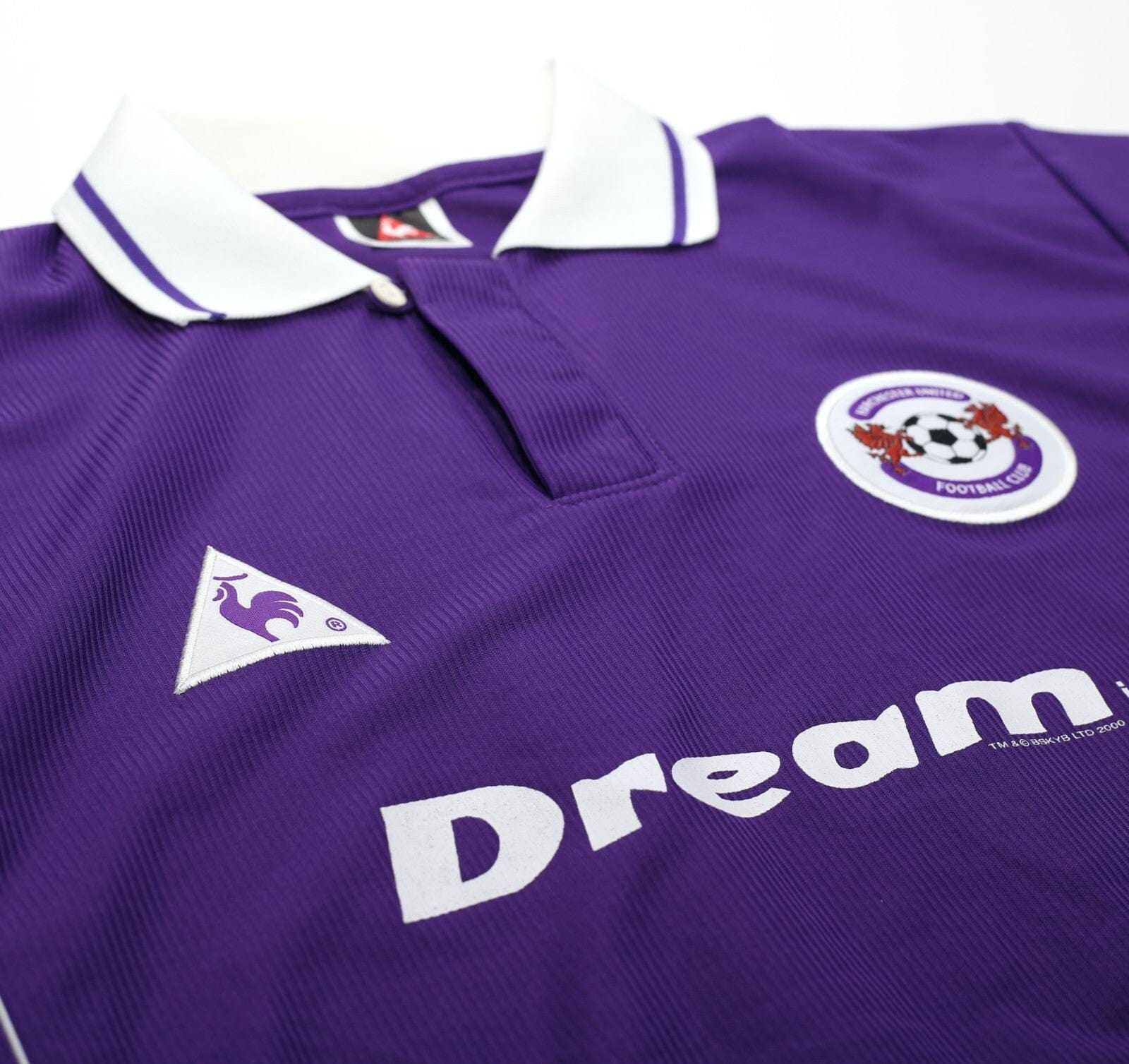 2000/01 FLETCHER #11 Harchester United Vintage LCS Home Football Shirt (L)