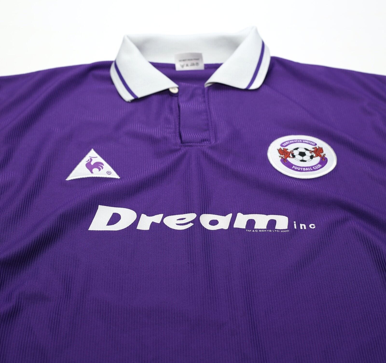 2000/01 FLETCHER #11 Harchester United Vintage LCS Home Football Shirt (XXL)