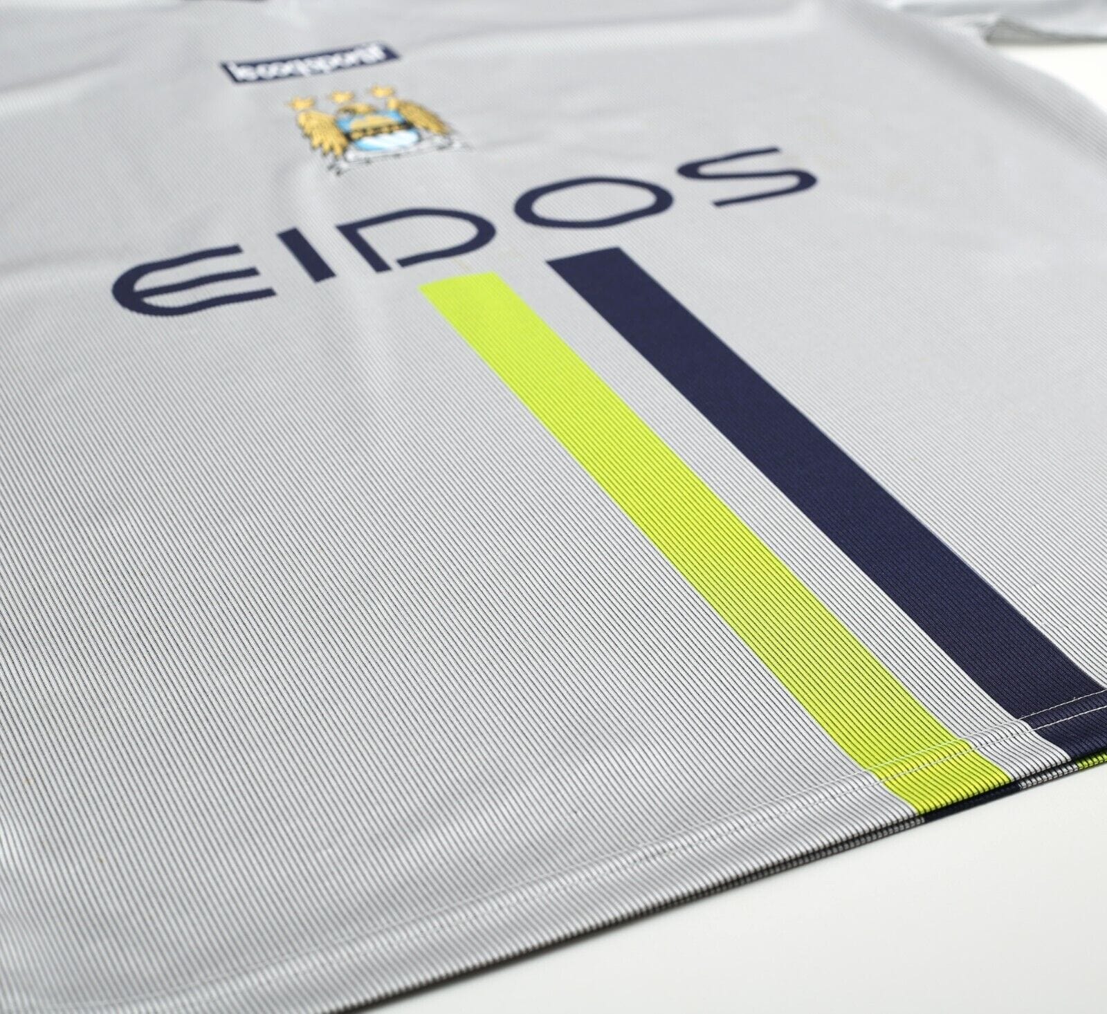 2000/01 GOATER #10 Manchester City Vintage le coq sportif Football Shirt (L)