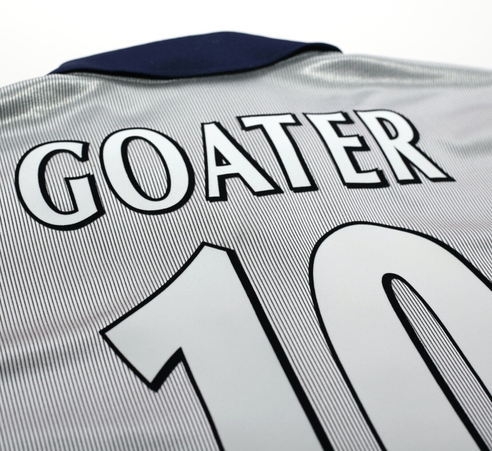 2000/01 GOATER #10 Manchester City Vintage le coq sportif Football Shirt (L)