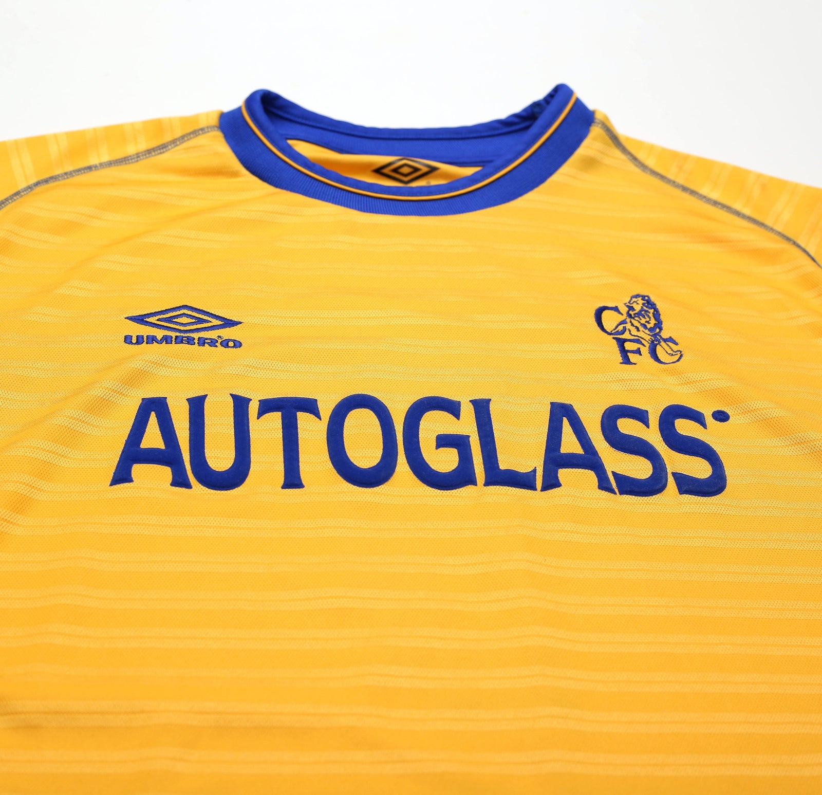 2000/01 HASSELBAINK #9 Chelsea Vintage Umbro Away Football Shirt Jersey (XXL)