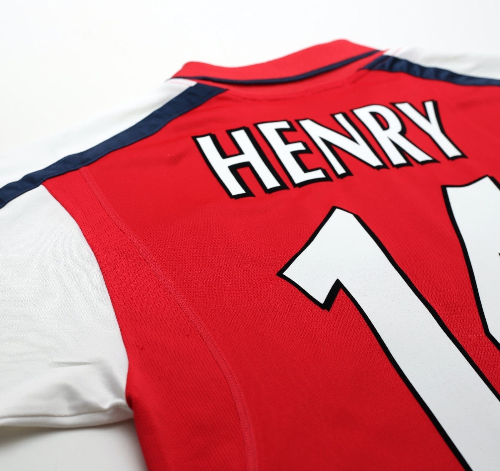 2000/01 HENRY #14 Arsenal Vintage Nike SEGA Home Football Shirt (S)
