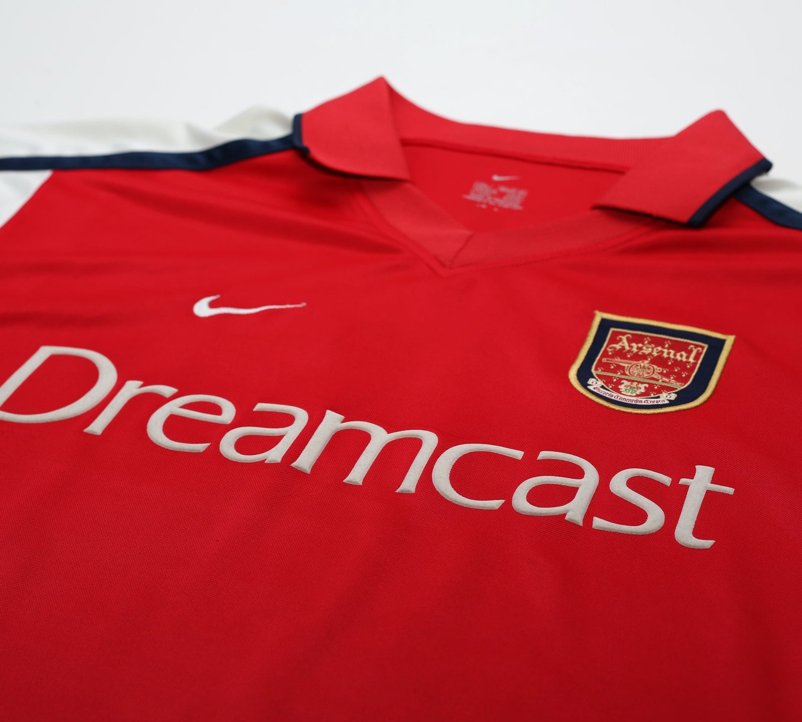 2000/01 HENRY #14 Arsenal Vintage Nike UCL Home Football Shirt Jersey (L)