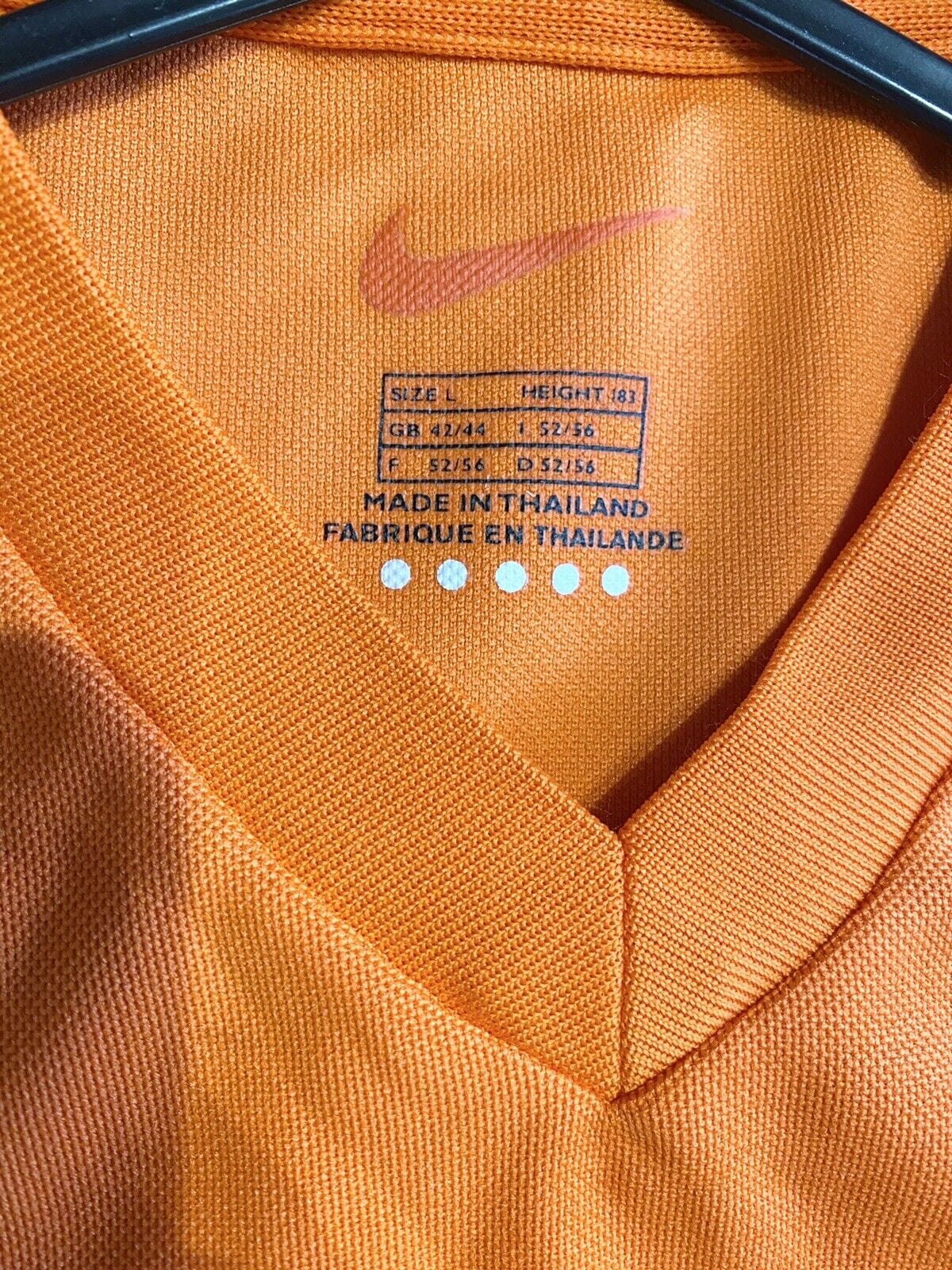 2000/01 HOLLAND Vintage Nike Home Football Training Shirt (L) BNWT Euro 2000