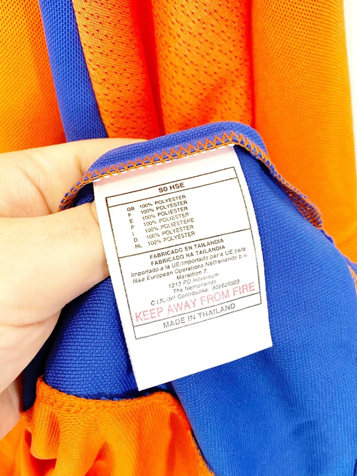 2000/01 HOLLAND Vintage Nike Home Football Training Shirt (L) BNWT Euro 2000