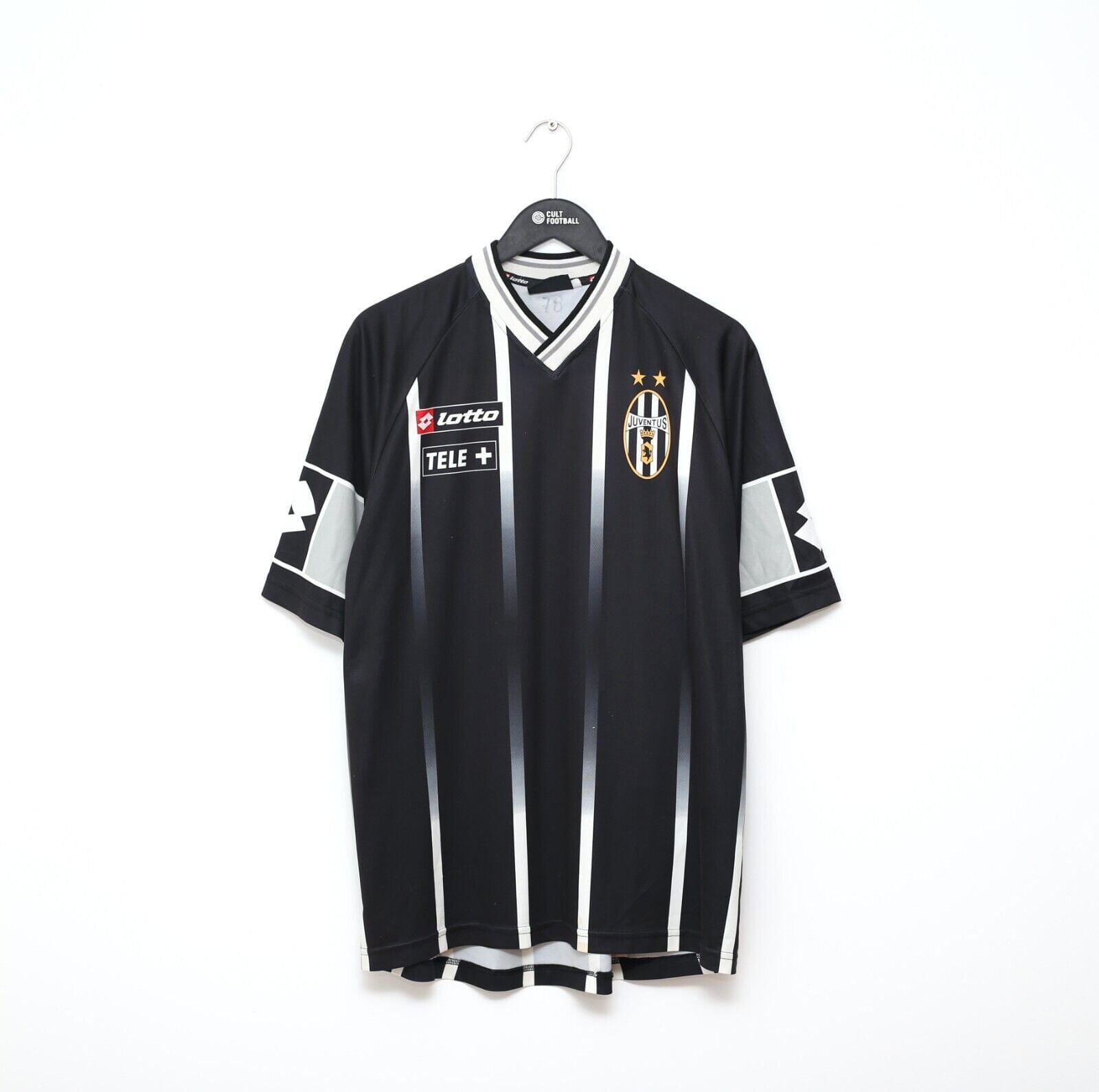 2000/01 JUVENTUS Vintage Lotto Training Football Shirt (XL) Zidane
