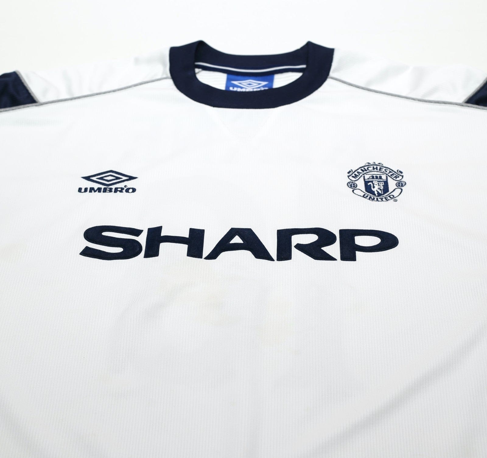 2000/01 KEANE #16 Manchester United Vintage Umbro Away Shirt (XL)