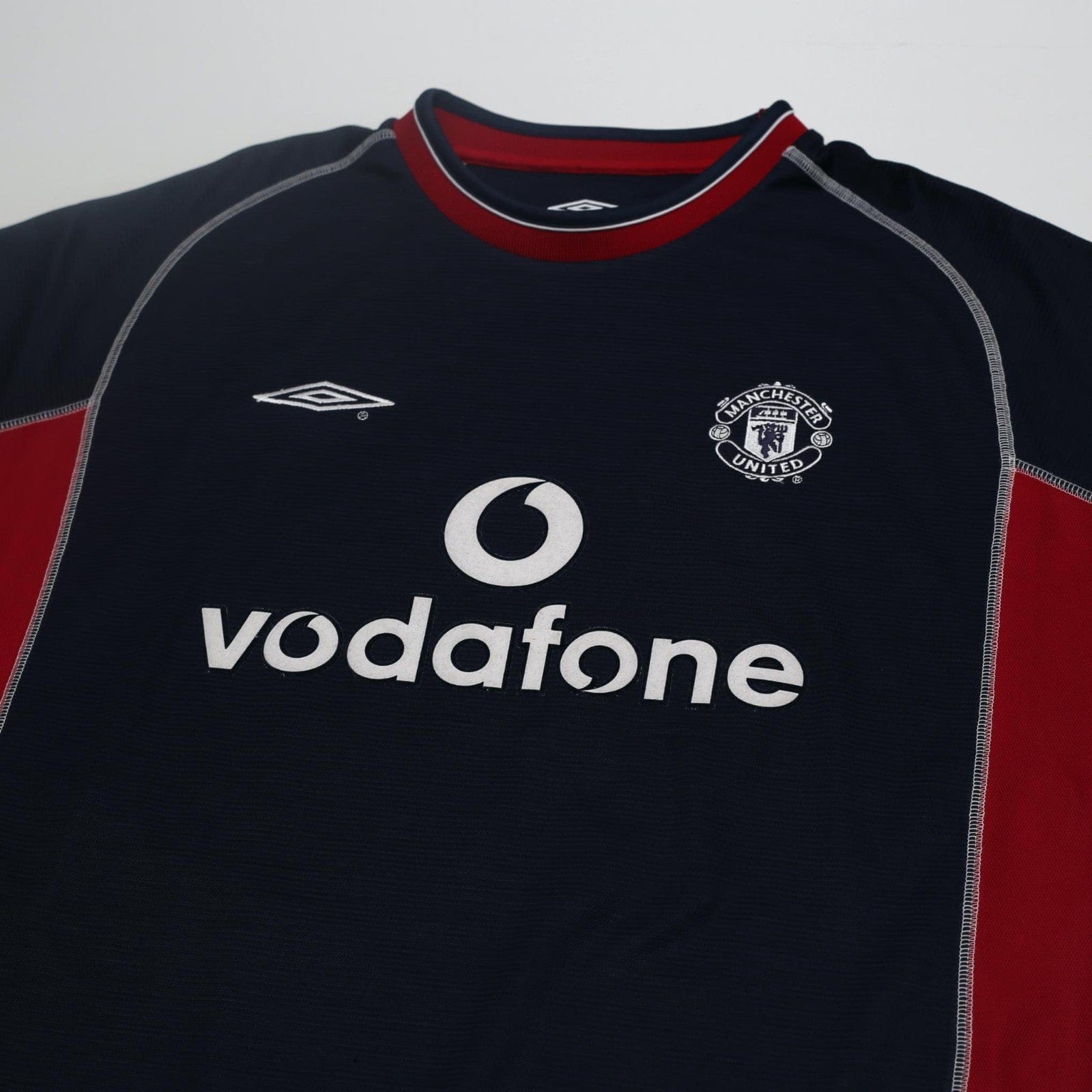 2000/01 Keane #16 Manchester United Vintage Umbro Third Football Shirt (L)